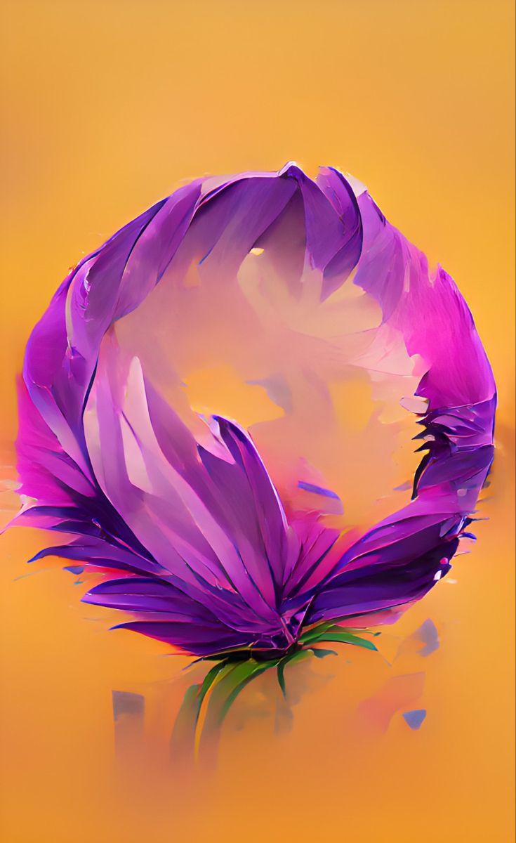 735x1200 Intersex flag phone background