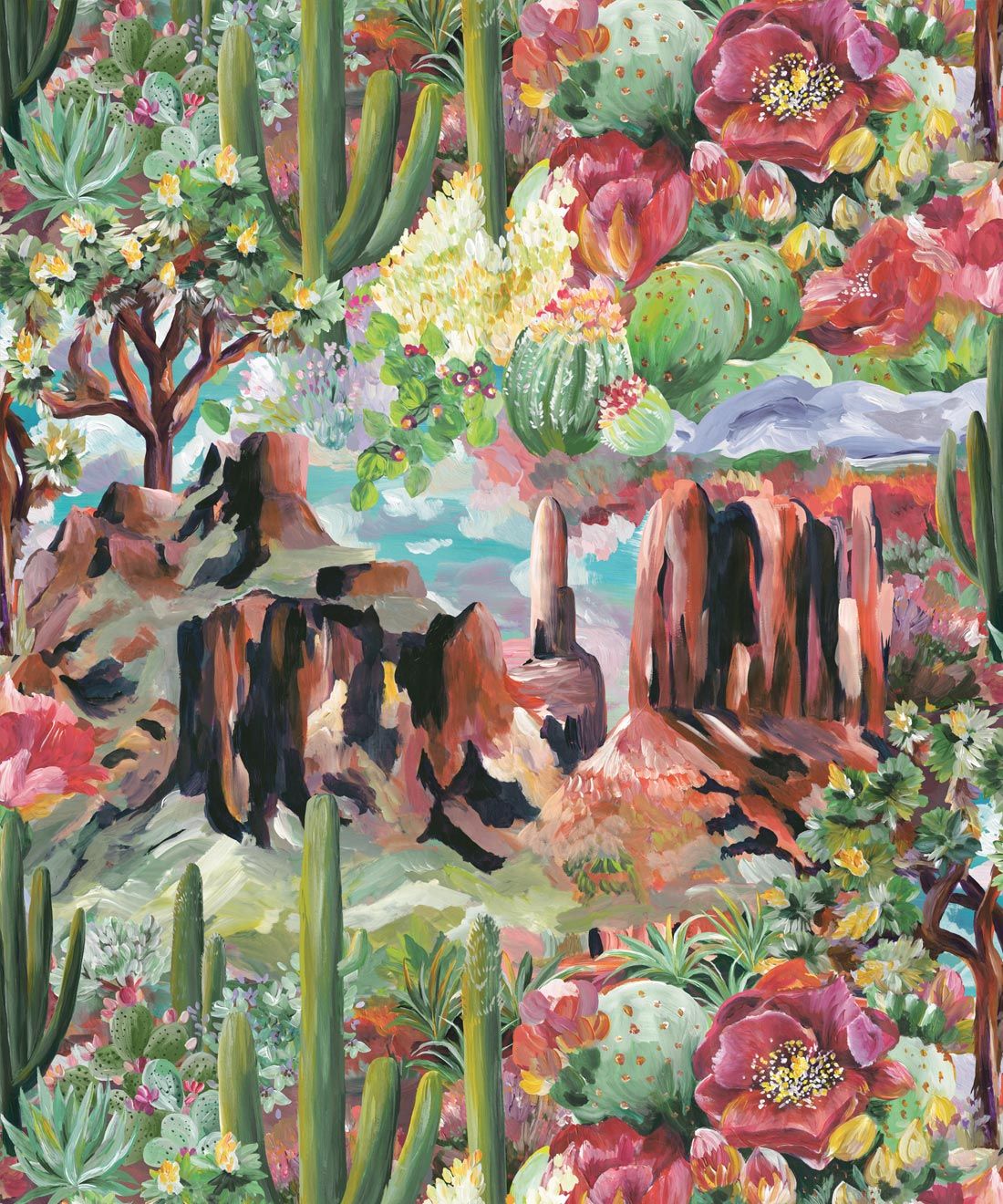 1100x1320 Desert Skies Mural Panel Mural Room Commercial Hallway Dining Room Wallpaper Roll & King