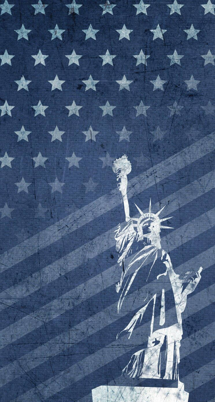 744x1392 Download America iPhone Creative Digital Artwork Wallpaper