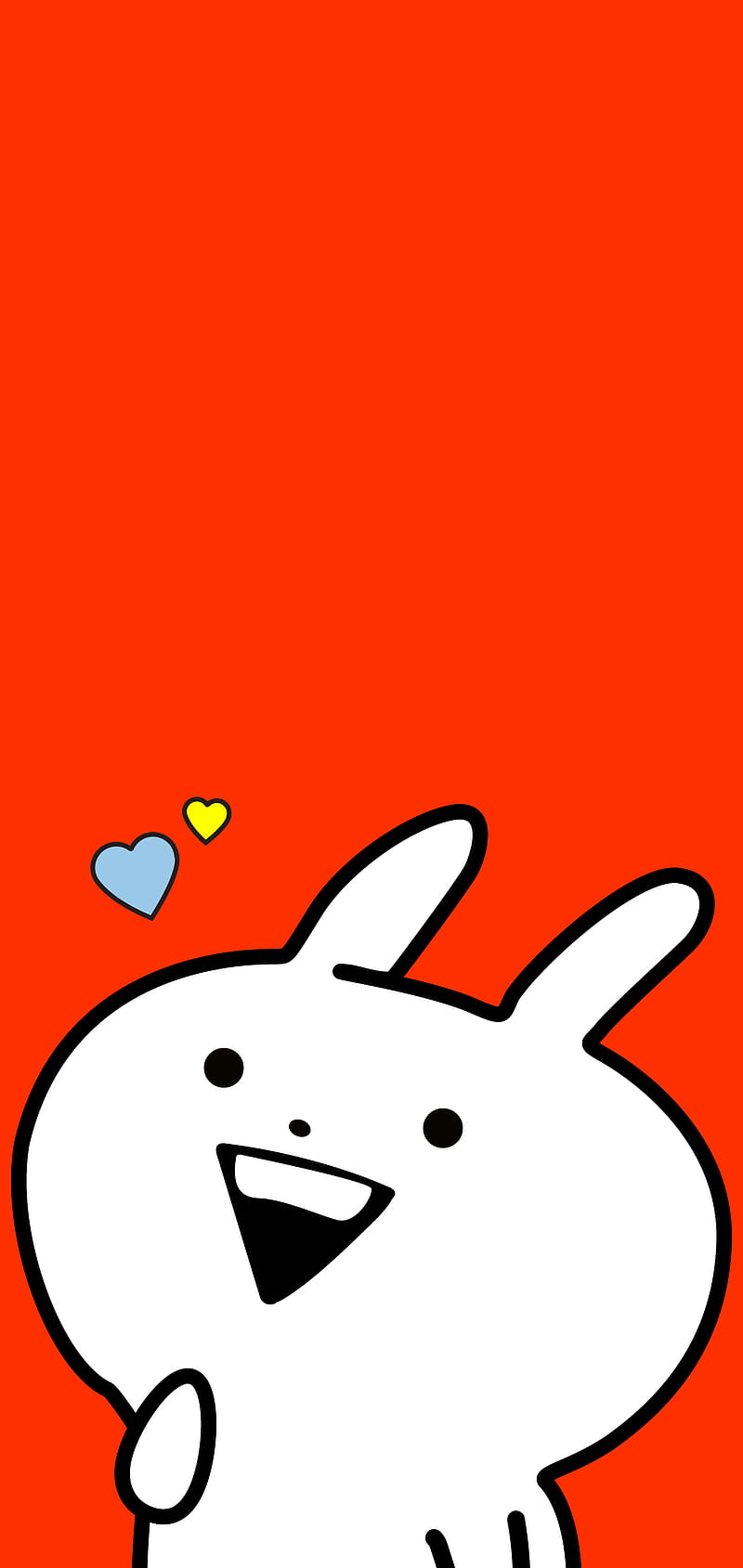 800x1689 Usagyuuuun, cartoon, cute, doreamon, kids, plush, red, super, usagyuuun, HD phone wallpaper