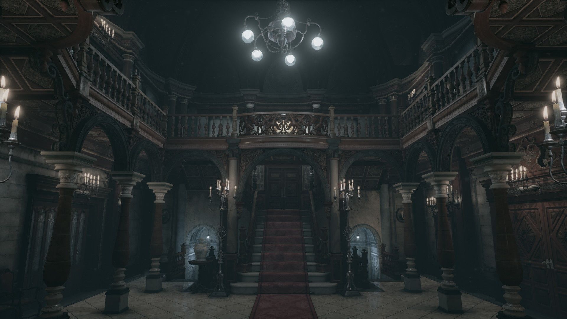 1920x1080 Resident evil mansion hall Unreal4 project W.I.P
