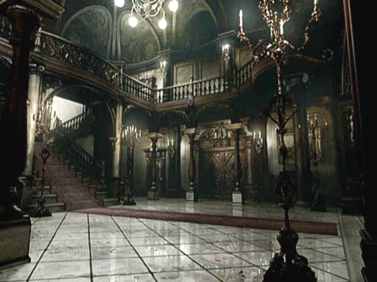 1200x900 Download Resident Evil Spencer Mansion Main Hall Wallpaper