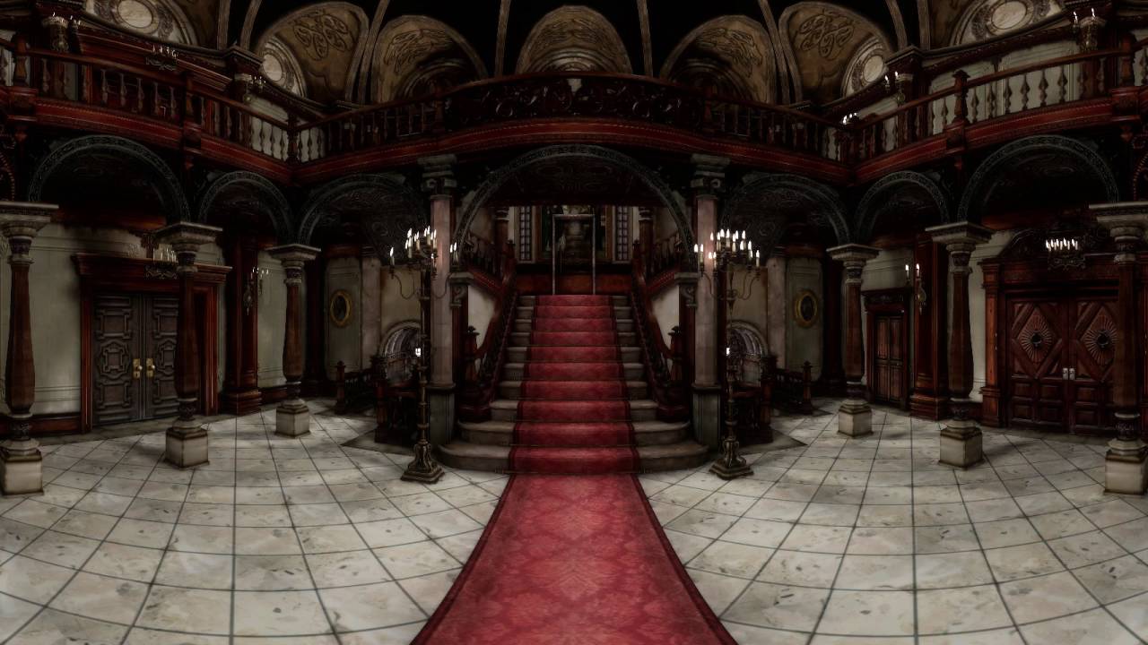1280x720 Resident Evil Mansion 2 (360VR Image)