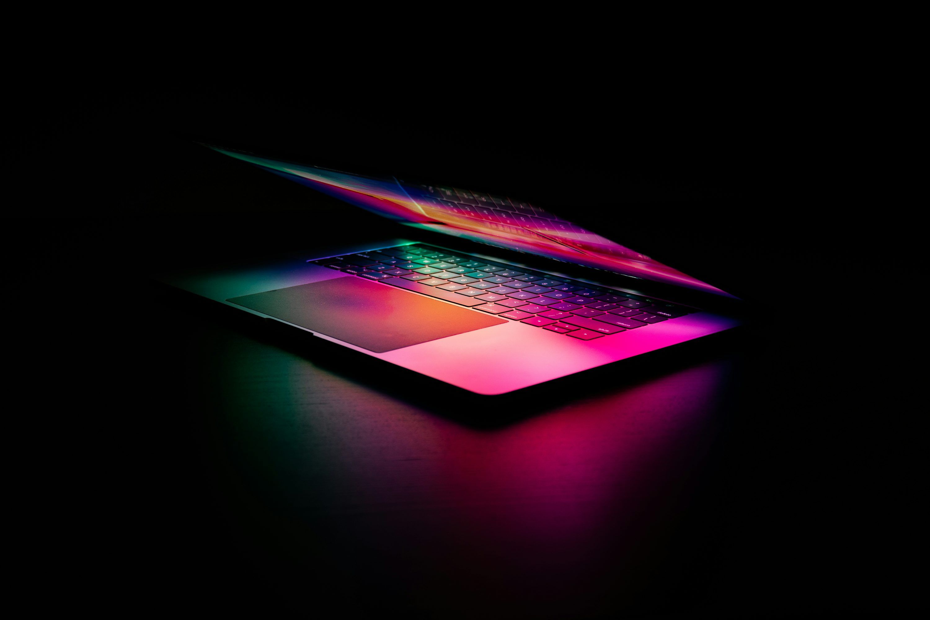 3000x2000 Dark Laptop Picture. Download Free Image