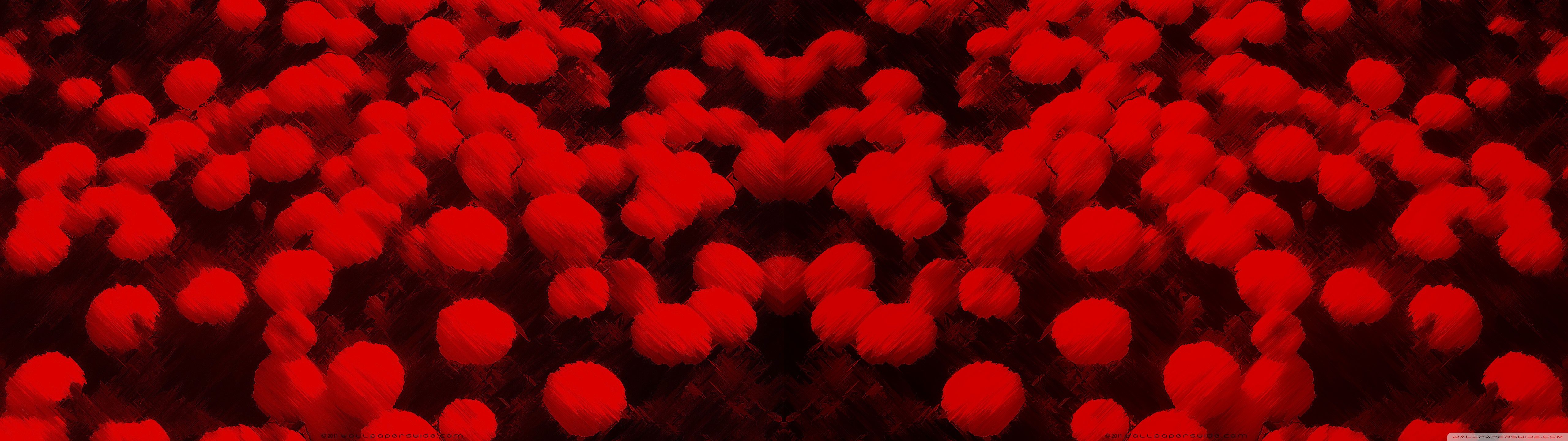 5120x1440 Red Marigolds Painting 4K UHD Wallpaper for UltraHD Desktop and TV : Widescreen and UltraWide Display : Dual Monitor : Smartphone and Tablet Devices