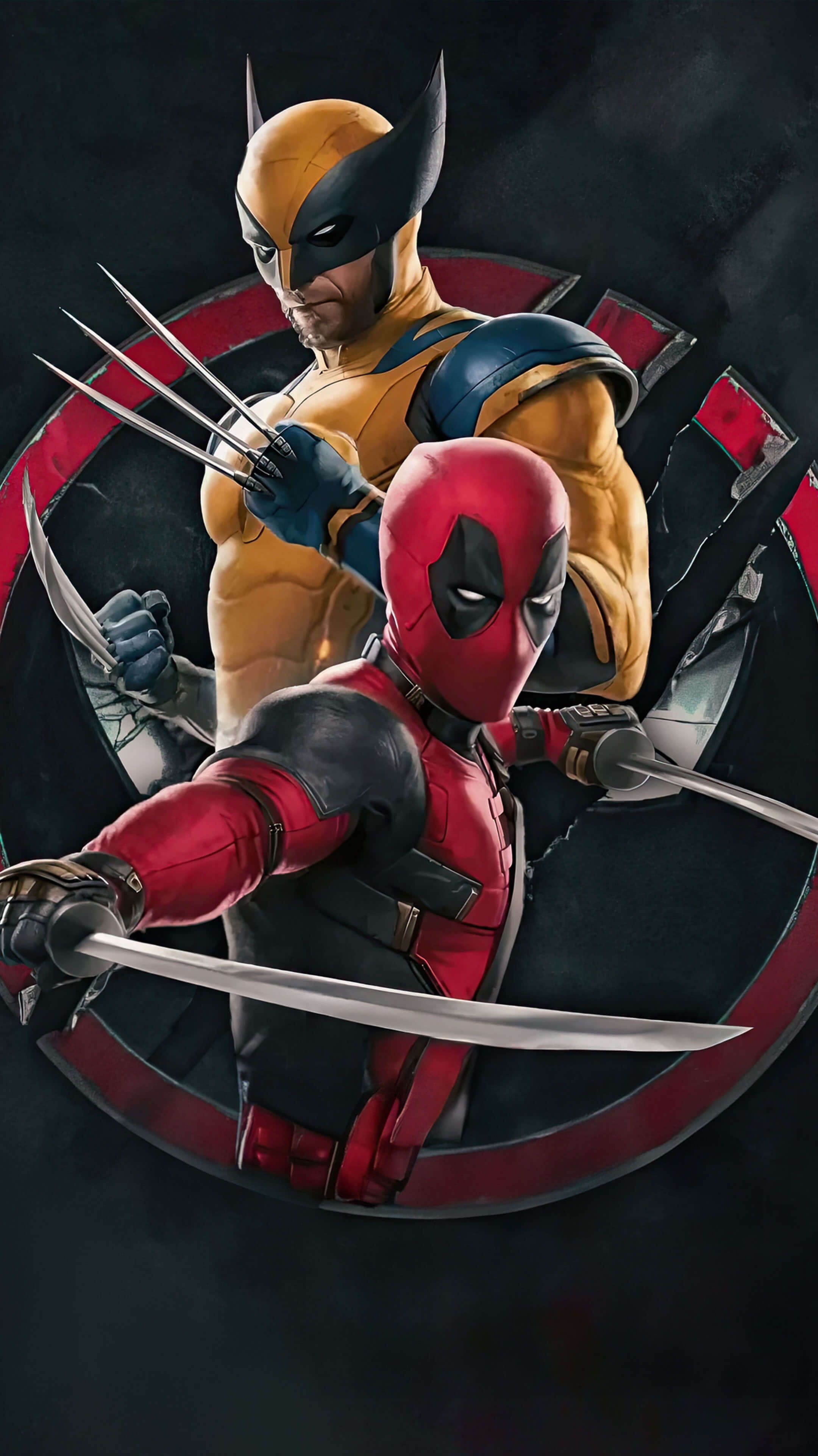 2160x3840 Deadpool & Wolverine Wallpaper