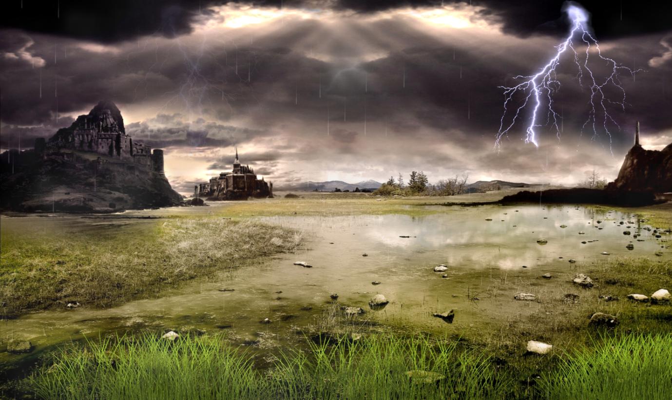 1379x821 War Field Wallpaper