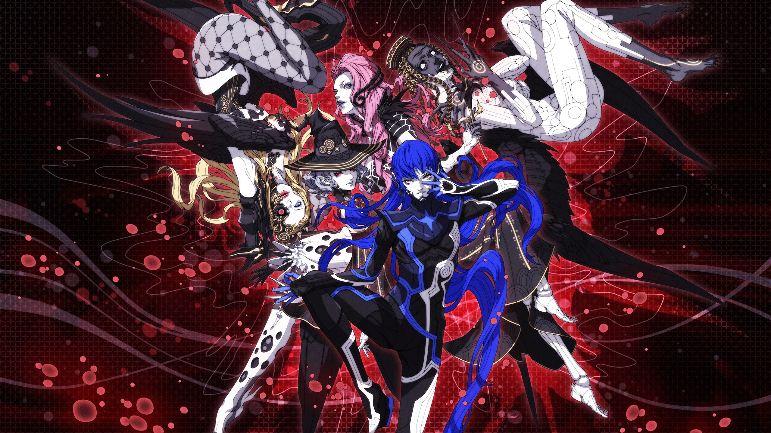 2560x1440 Shin Megami Tensei V Artwork Wallpaper with Monocle