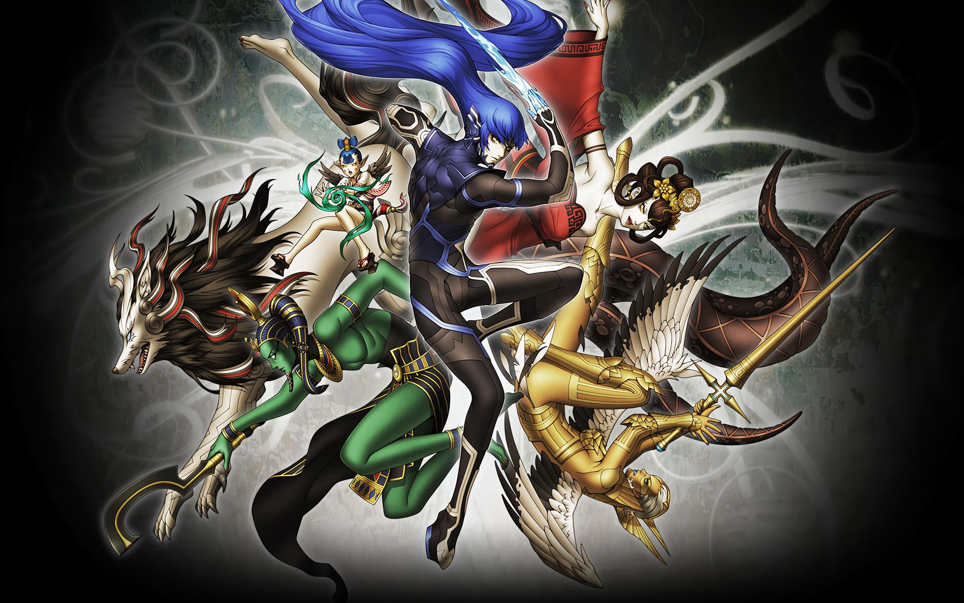 1920x1200 Shin Megami Tensei V Artwork Version 2 Wallpaper with Monocle
