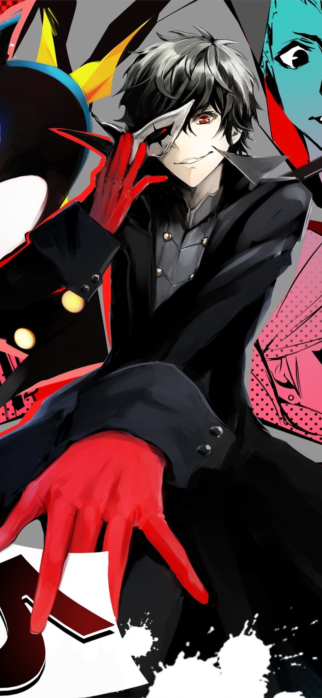 1284x2778 Shin Megami Tensei Persona 5 Sakamoto Ryuuji Morga. iPhone Wallpaper Free Download