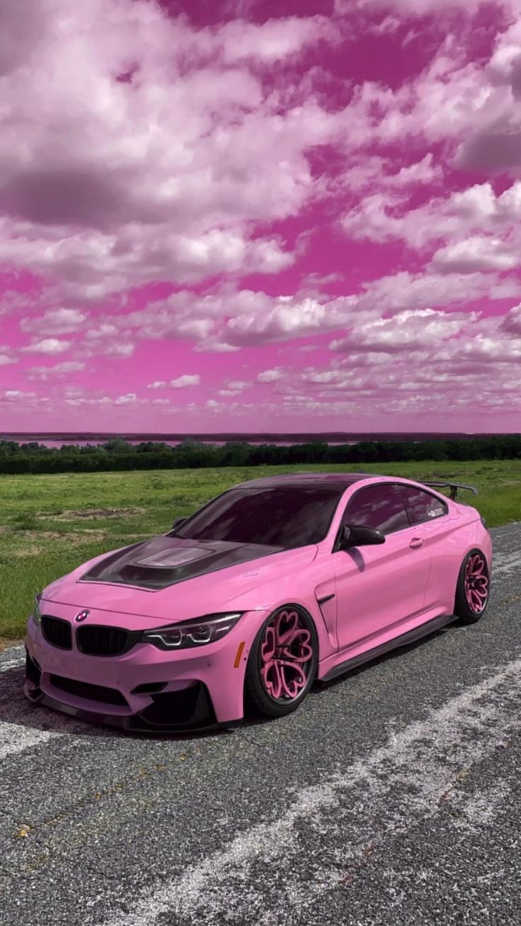 736x1308 Stunning Purple Car Wallpaper: Best Collection for Your Screen. Pembe arabalar, Modifiye arabalar, Bmw serisi
