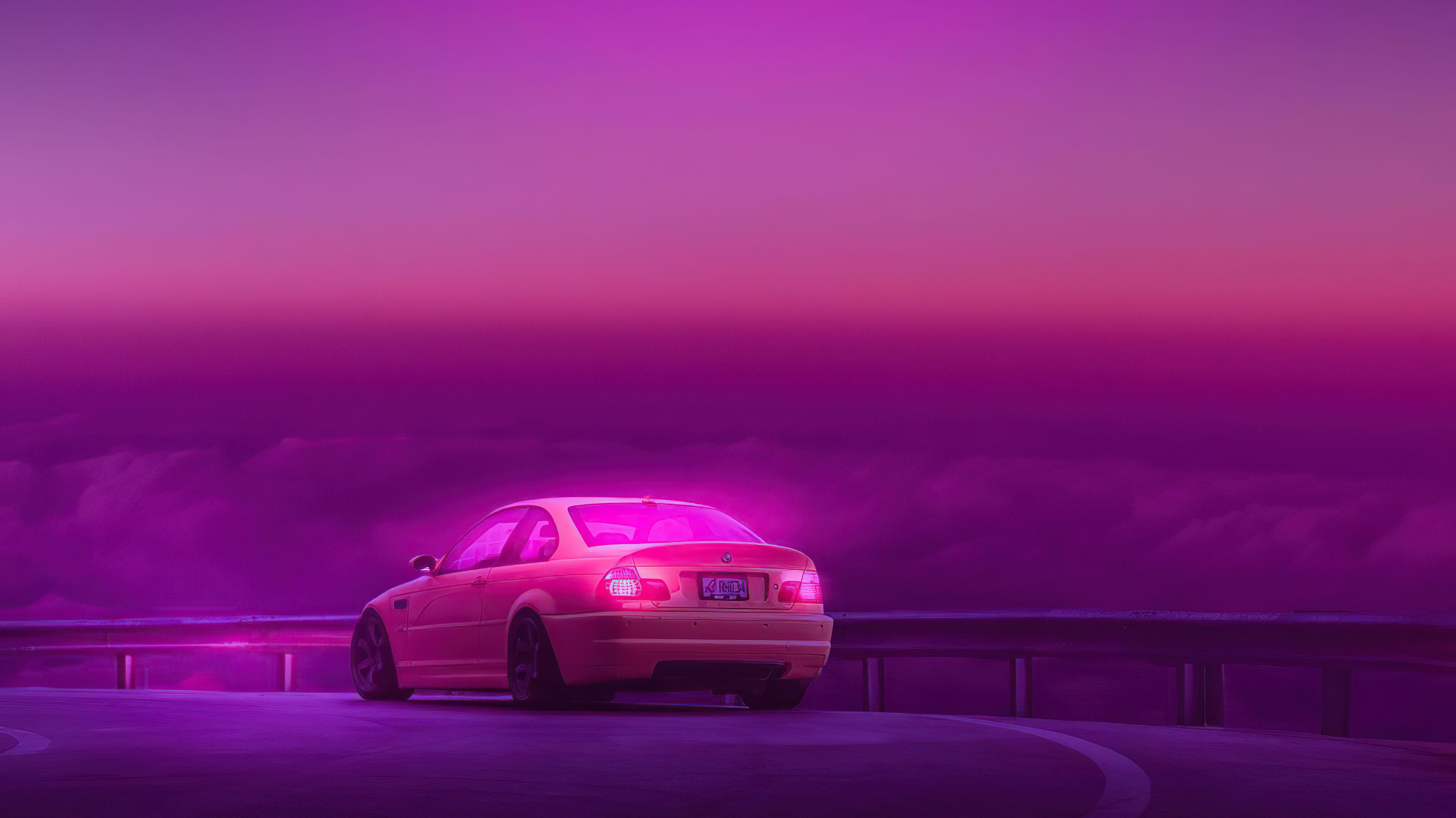 3840x2160 BMW Pink Desktop Wallpaper