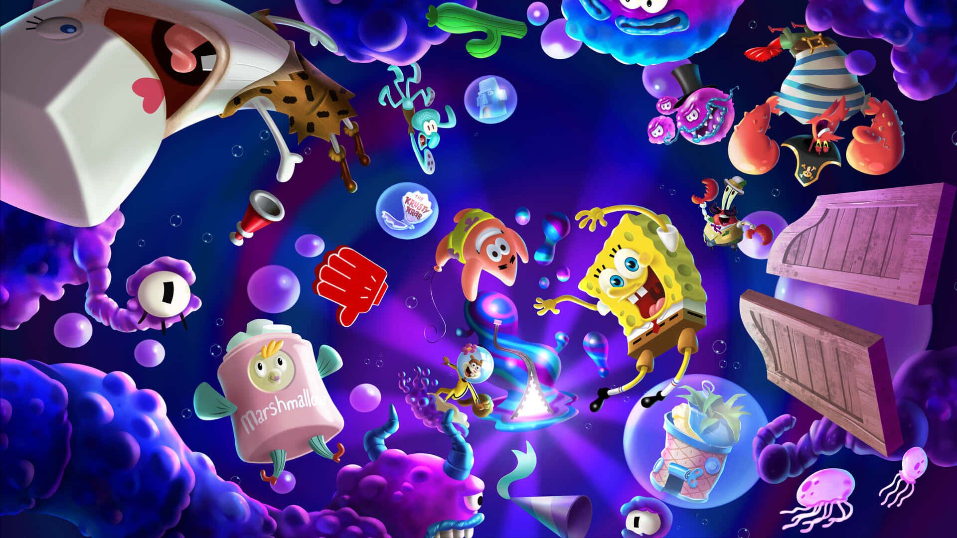 1920x1080 Spongebob Wallpaper