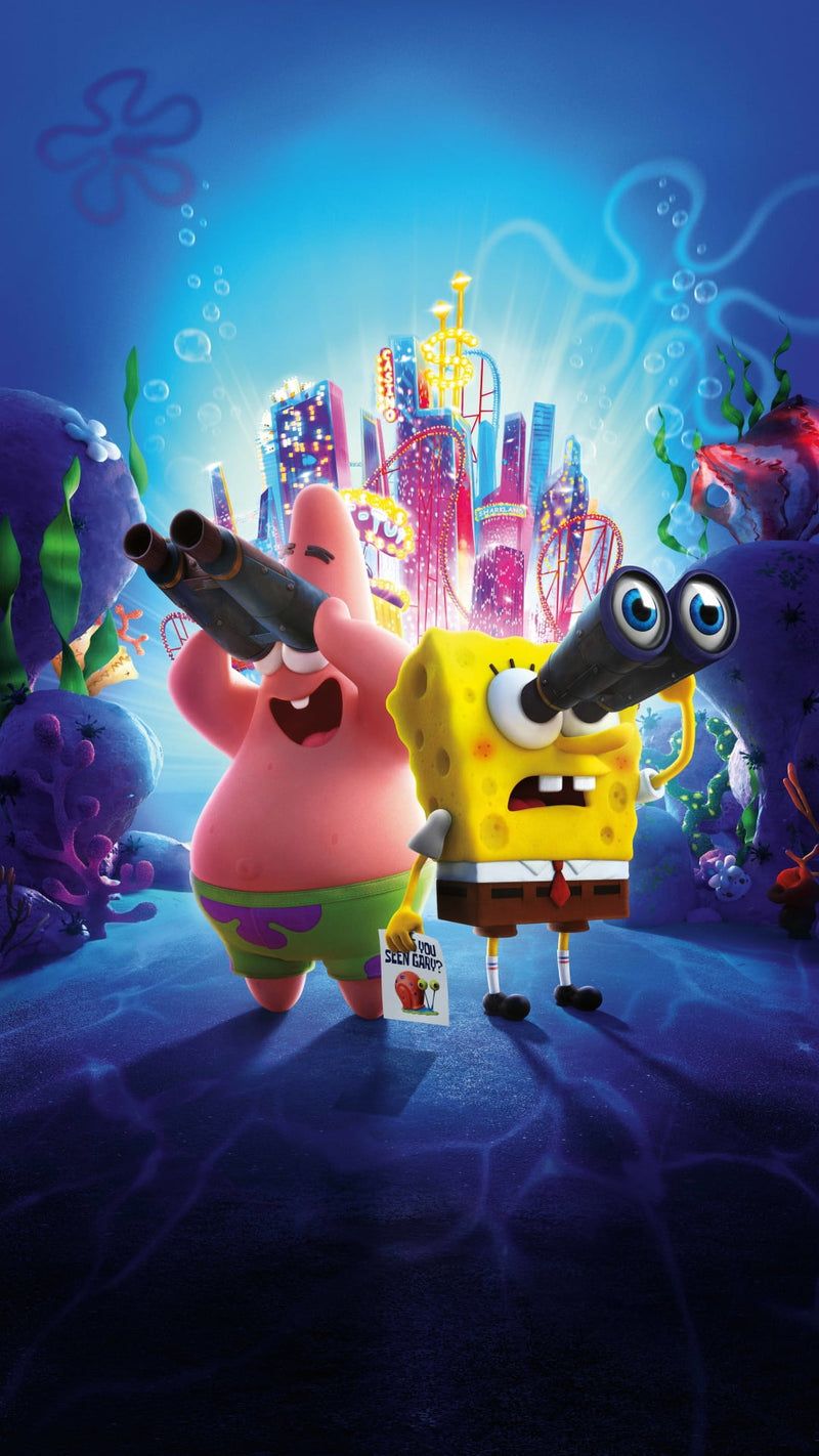 800x1422 Spongebob Anime Self Adhesive Sticker For Door