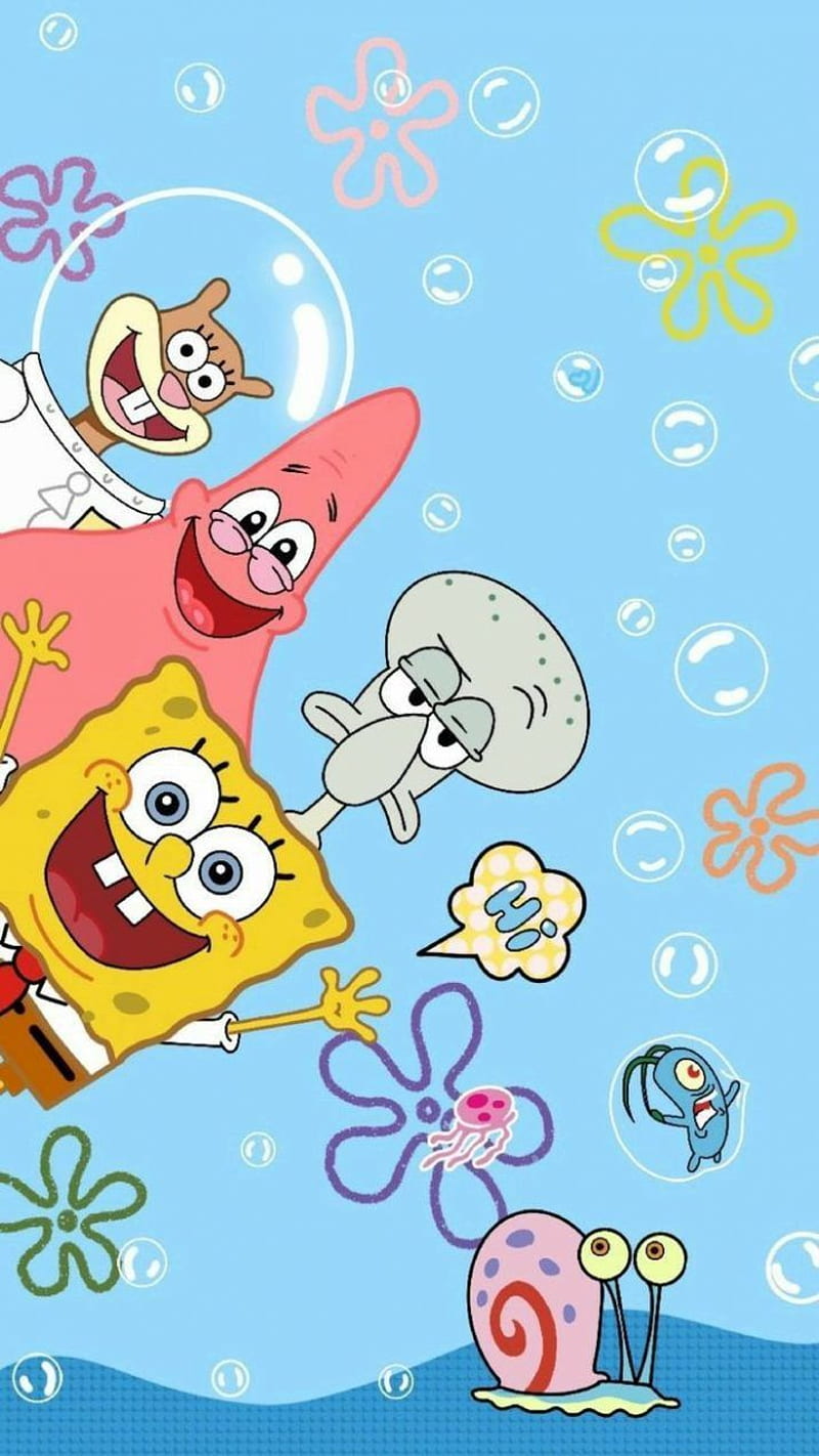 800x1422 HD spongebob iphone wallpaper