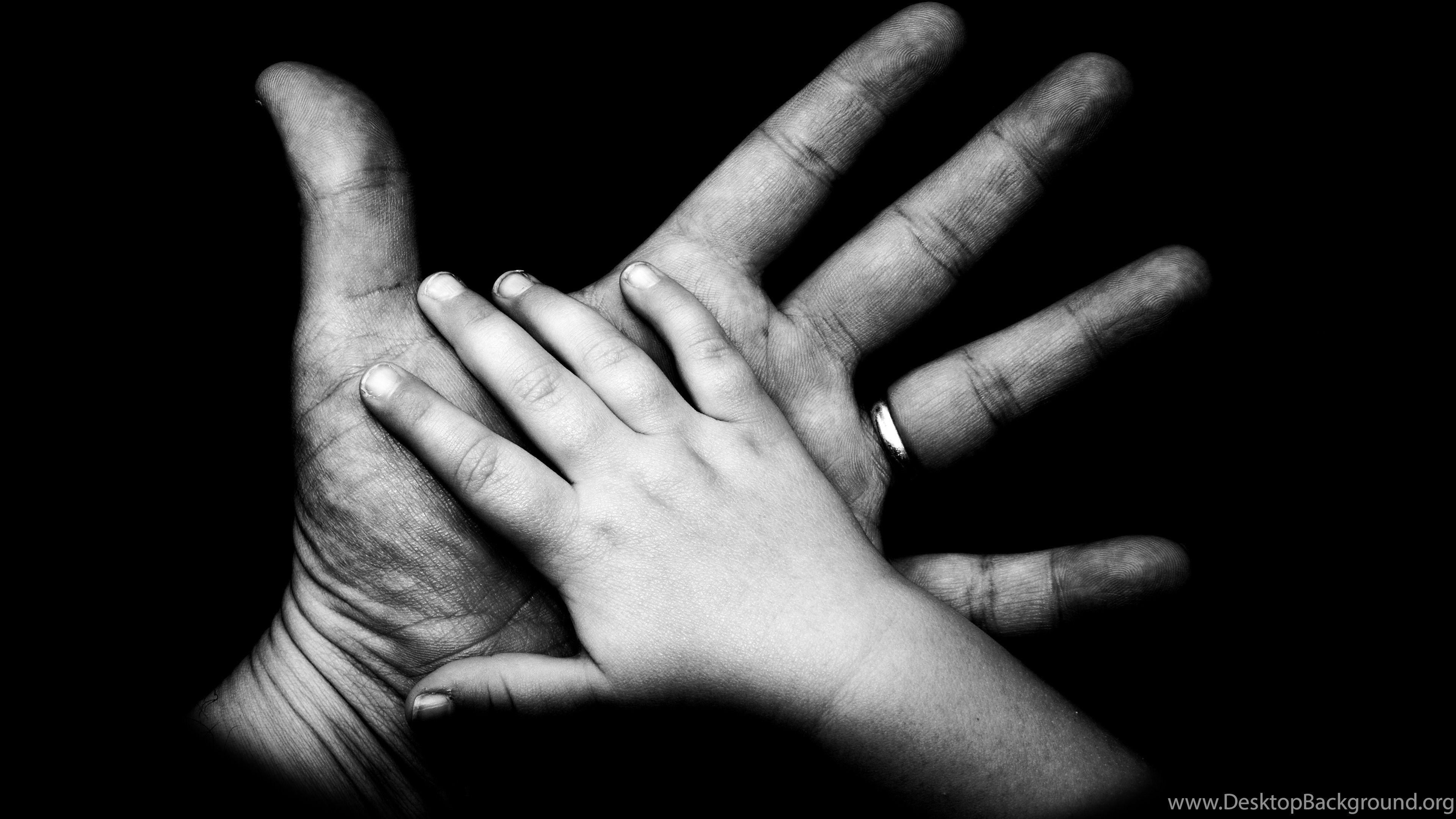 3840x2160 Download Big Hand Small Hand Wallpaper Wallpaper Printed Desktop