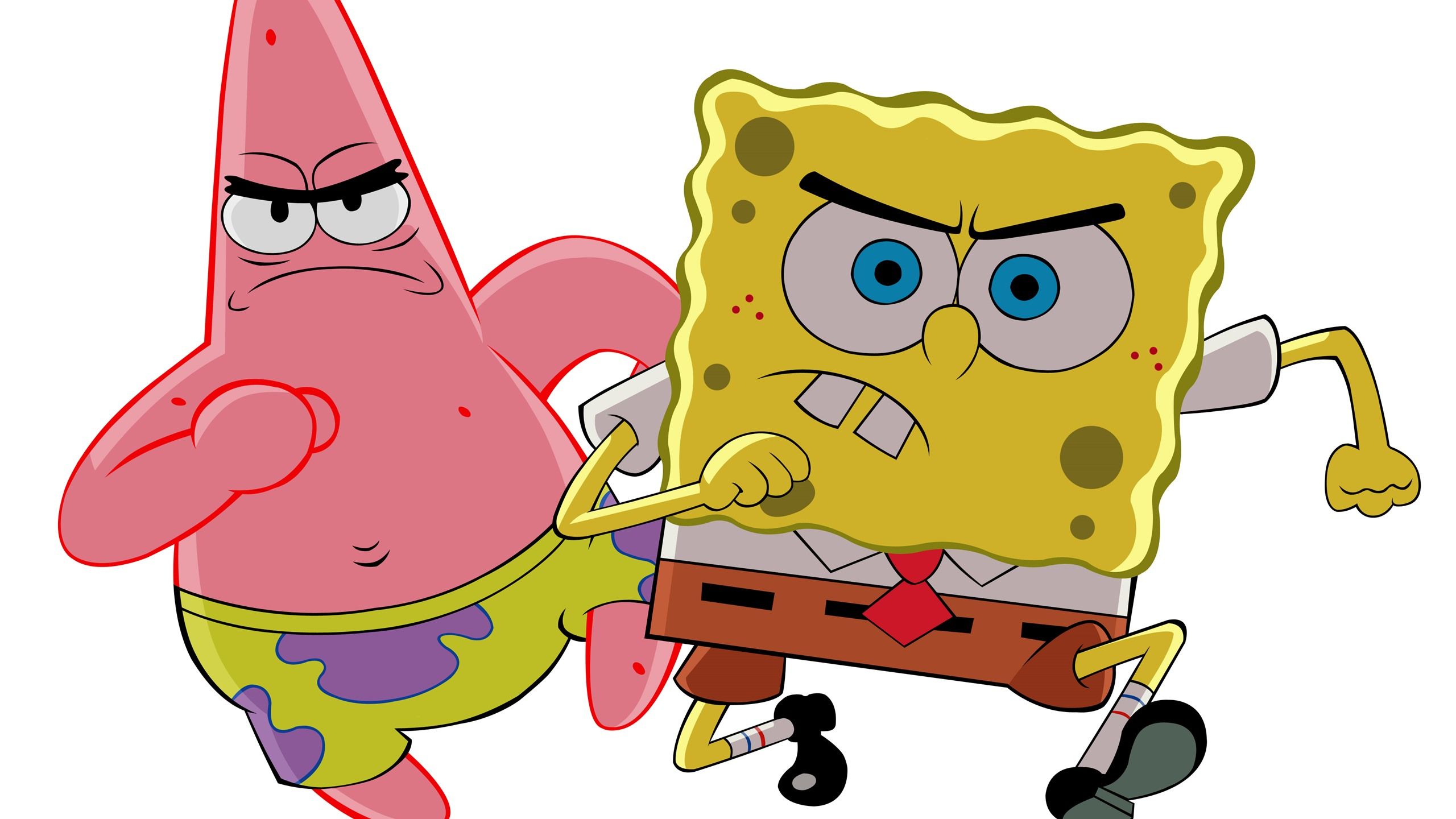 2560x1440 Wallpaper Spongebob, Patrick, classic anime 3840x2160 UHD 4K Picture, Image