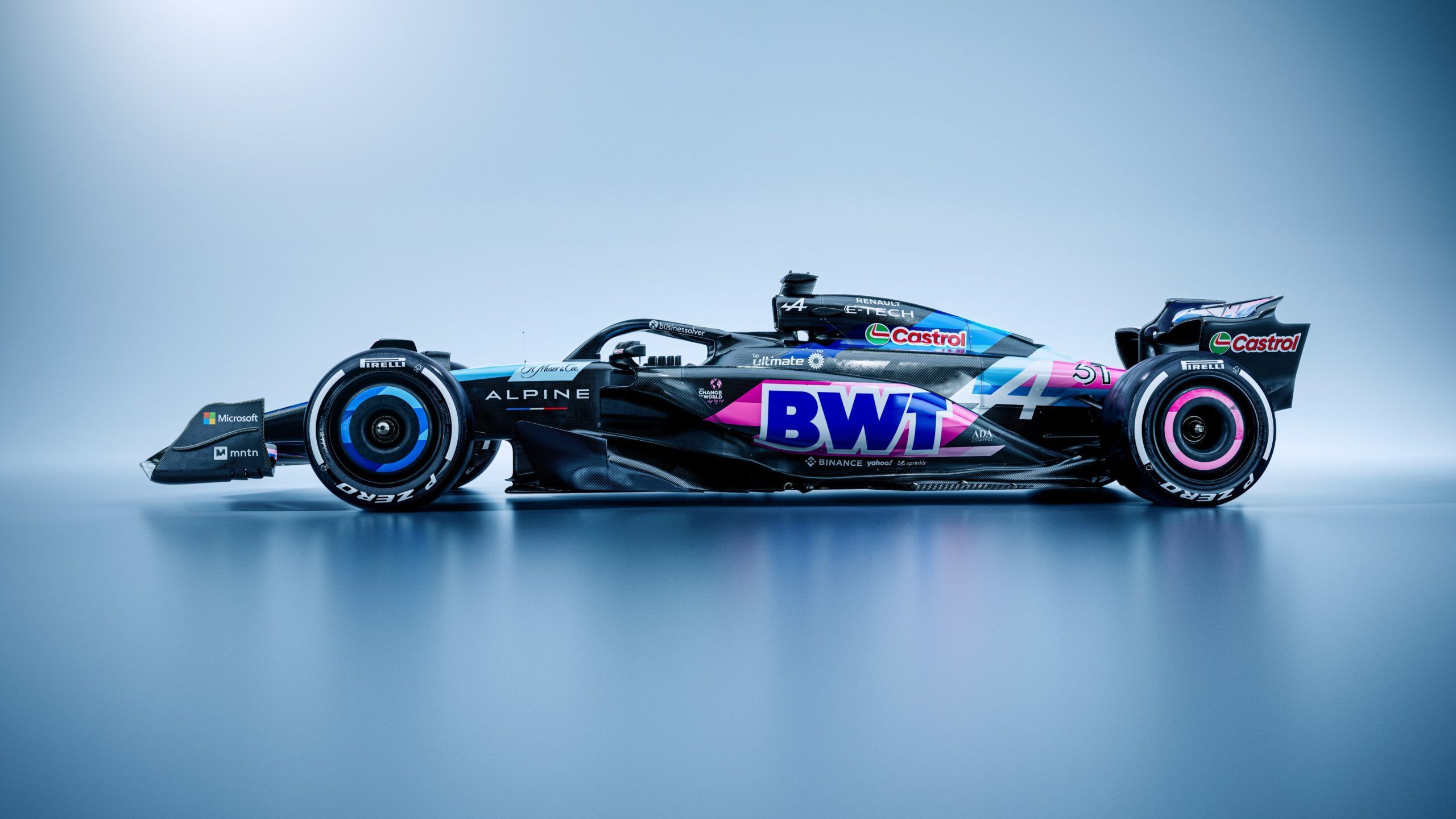 2560x1440 Photo: Alpine presents new livery in F1 2024 launch