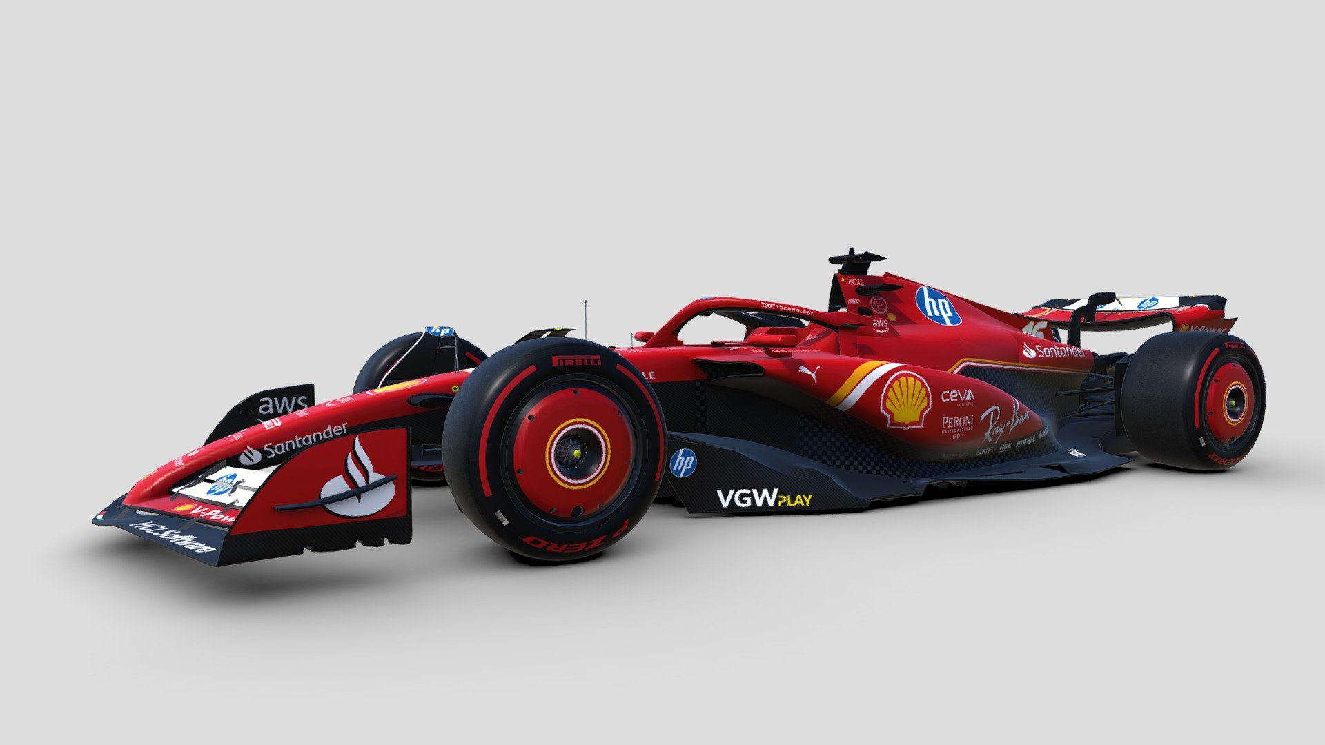 1920x1080 F1 2024 Ferrari SF 24 Evo Model By Excalibur [f1d0bc3]