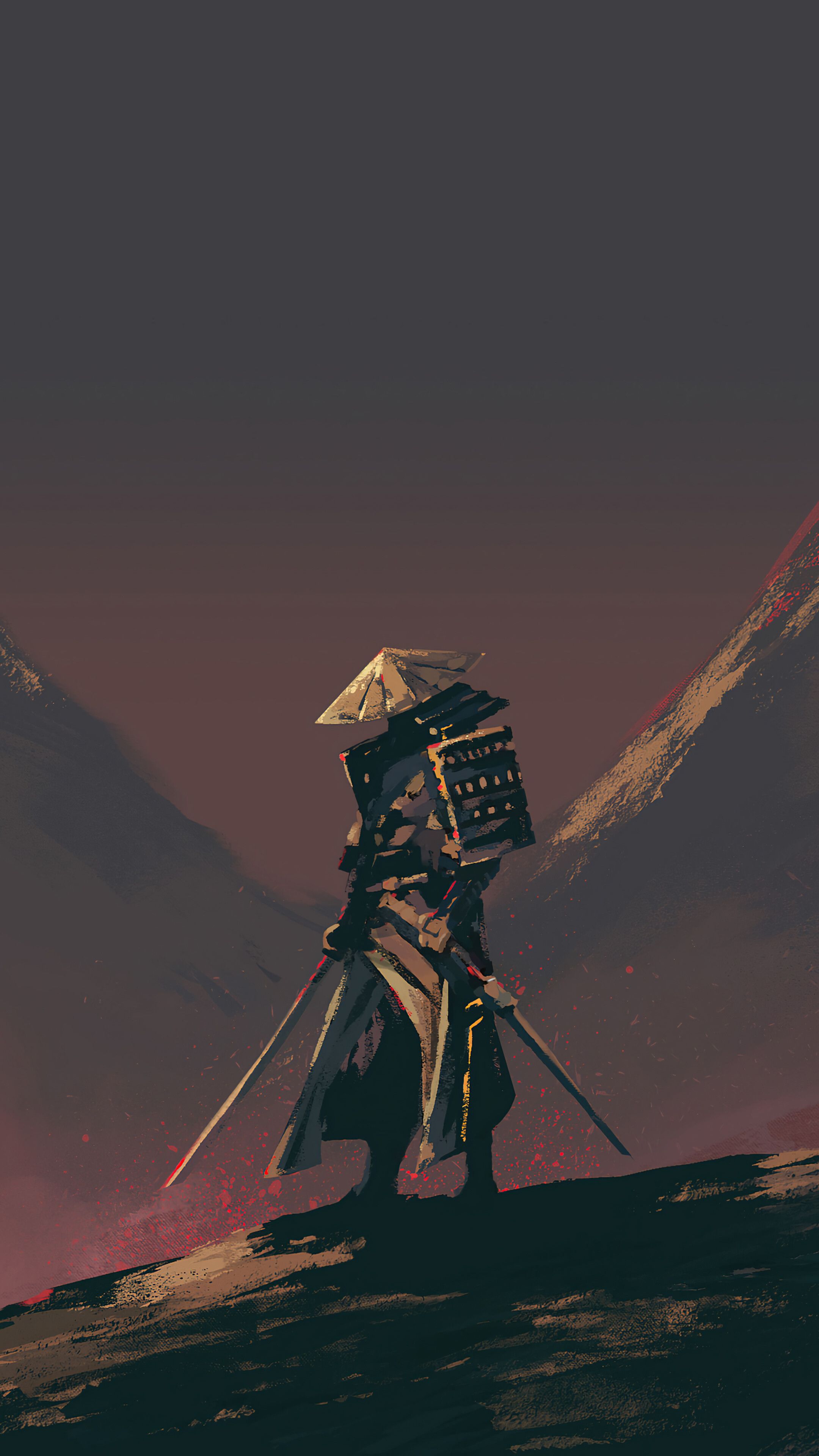 2160x3840 Samurai Ronin Fantasy 4K Wallpaper iPhone HD Phone h