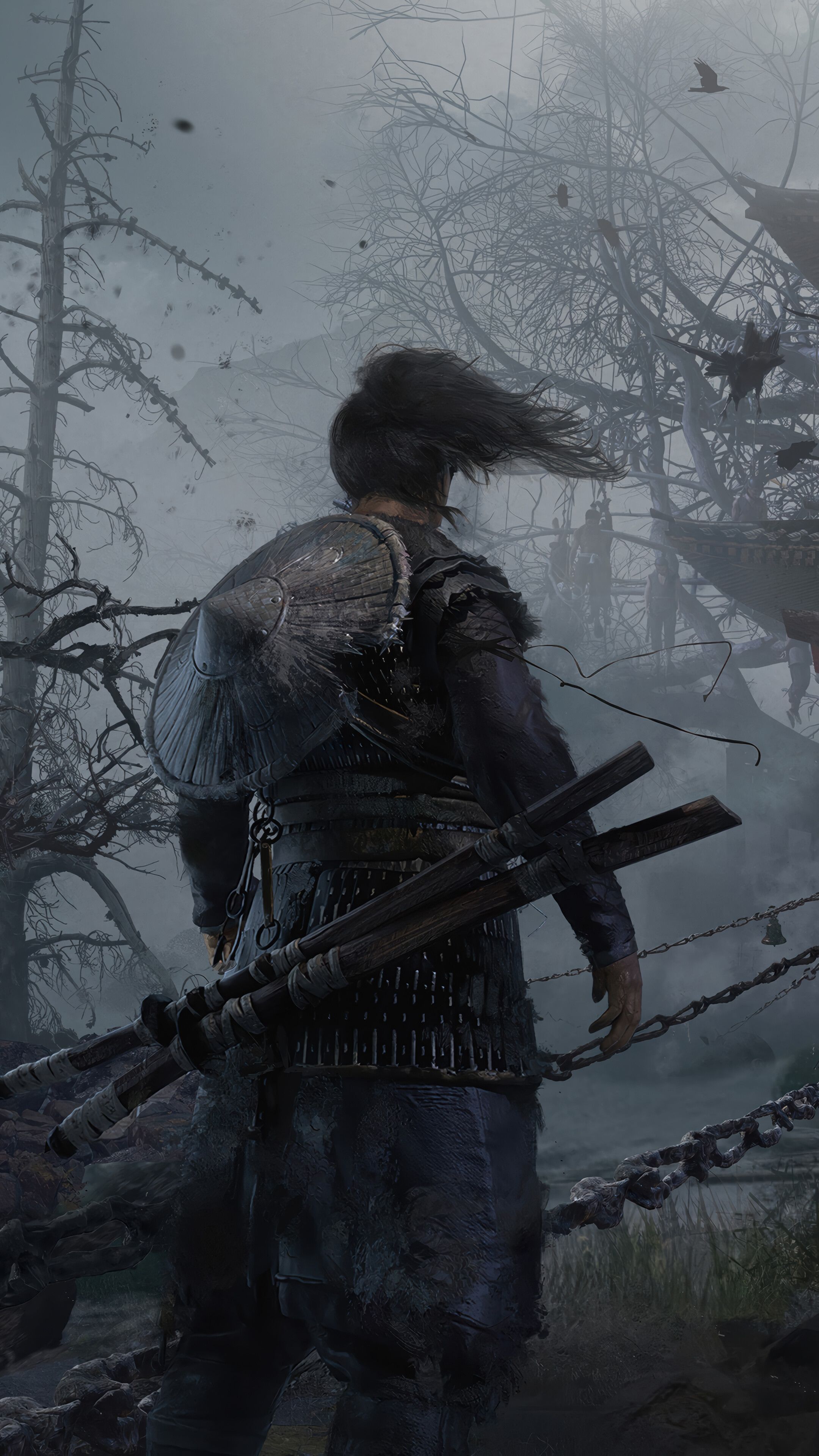 2160x3840 Samurai Warrior Fantasy Art 4K Wallpaper iPhone HD Phone b