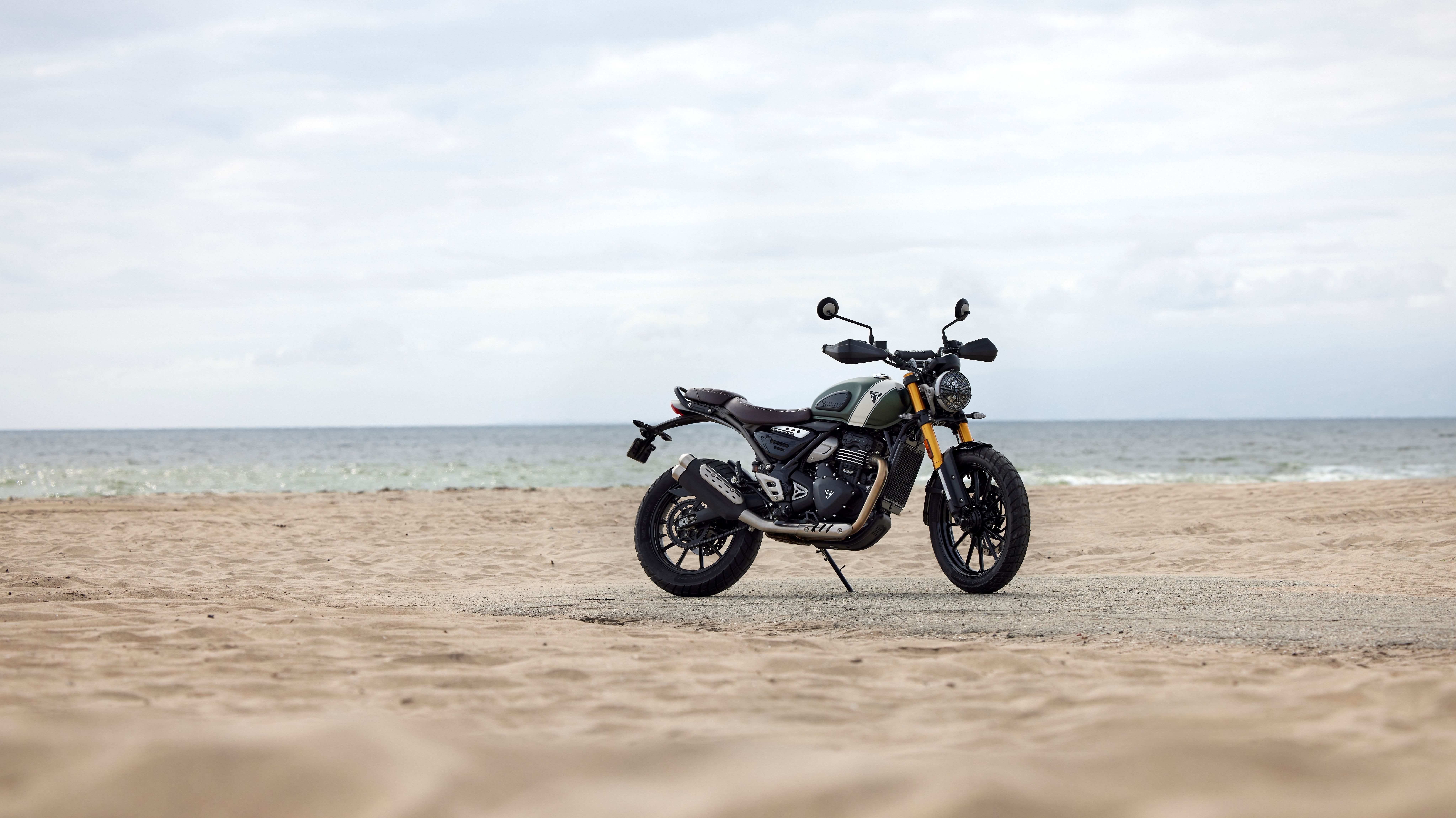 8189x4605 Triumph Scrambler 400 X Wallpaper and Background: Free HD Download