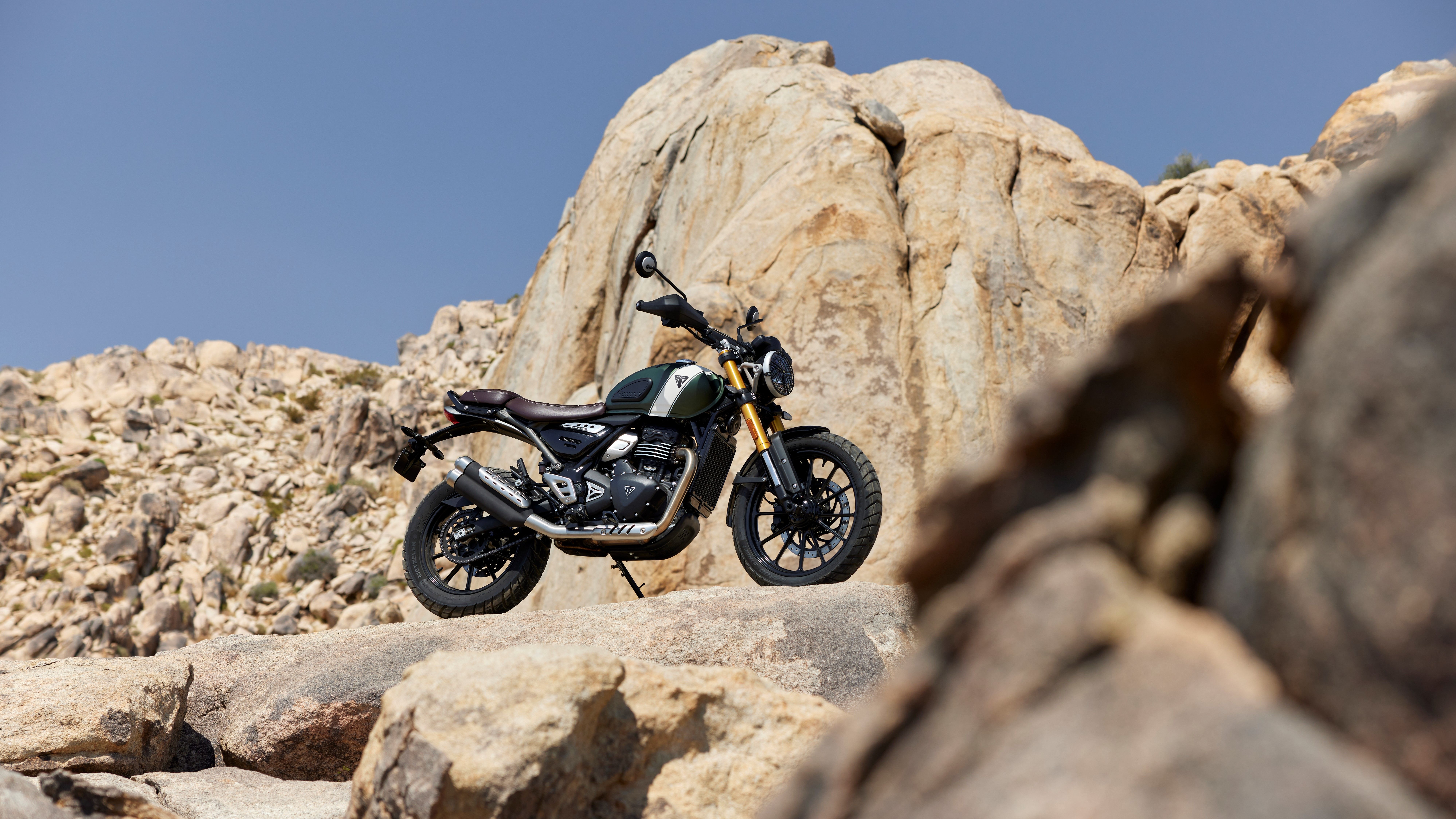 7992x4497 Triumph Scrambler 400 X Wallpaper and Background: Free HD Download