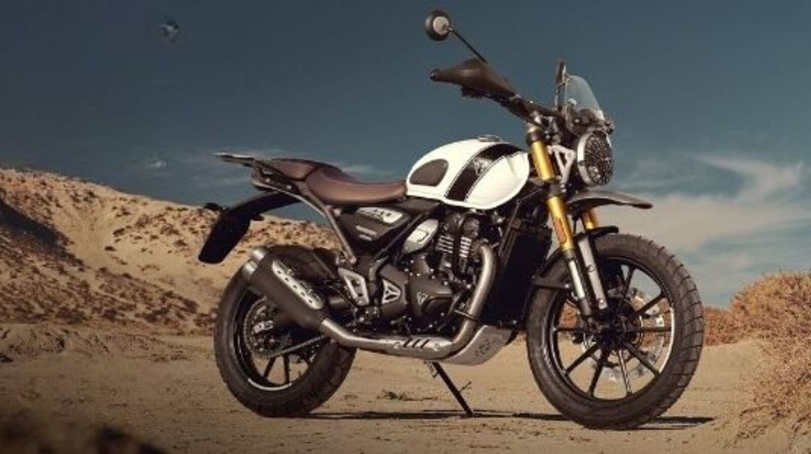 1600x897 Triumph Scrambler 400 X get ₹500 worth free accessories for December
