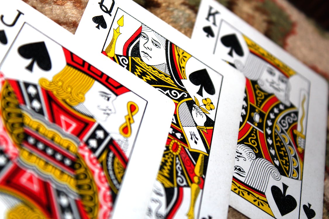 1125x750 King, Jack, Dan Queen Of Spades Playing Cards · Foto Stok Gratis