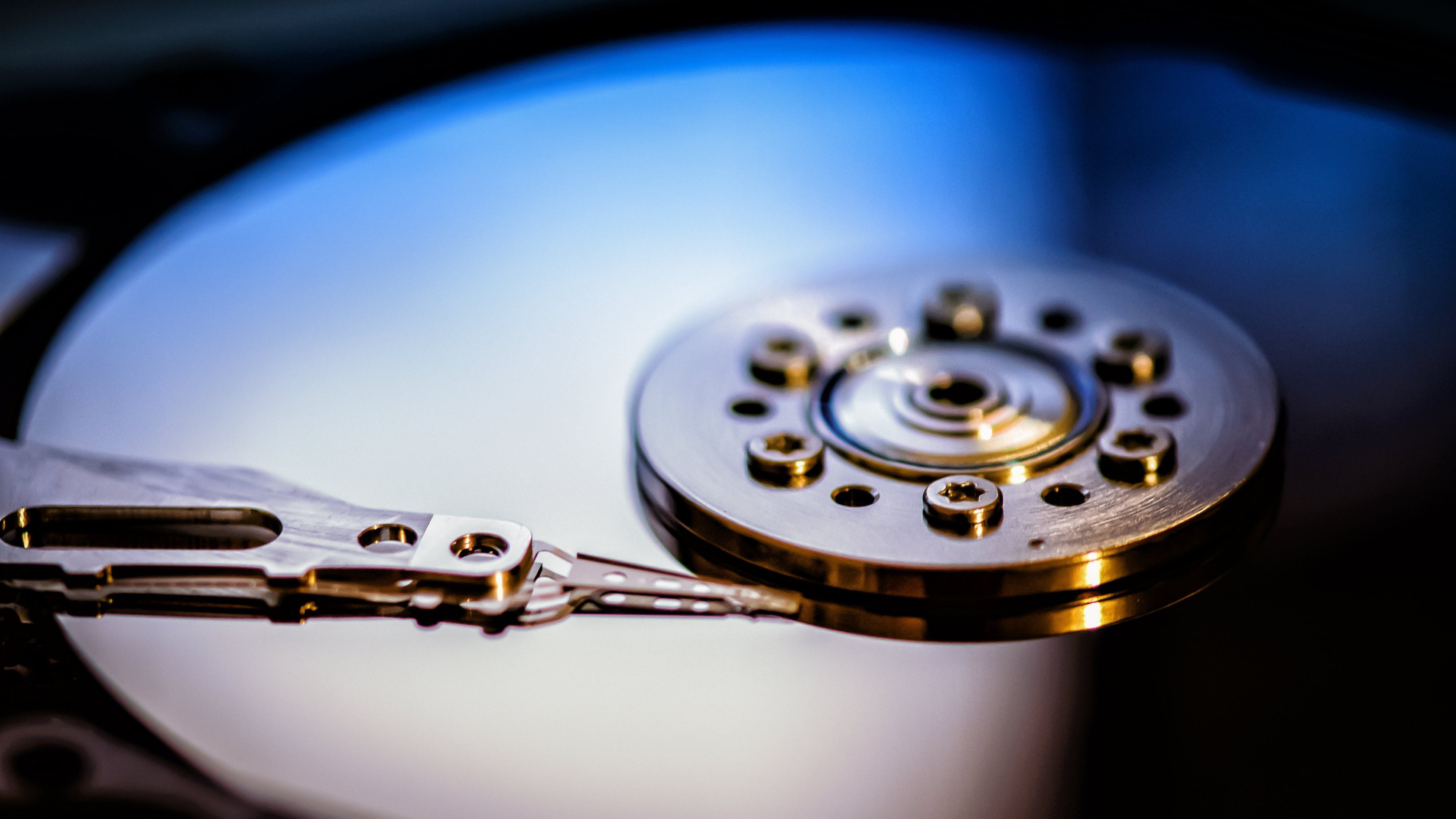 3840x2160 Desktop Hard Disk Drive Wallpaper Free High Quality Background