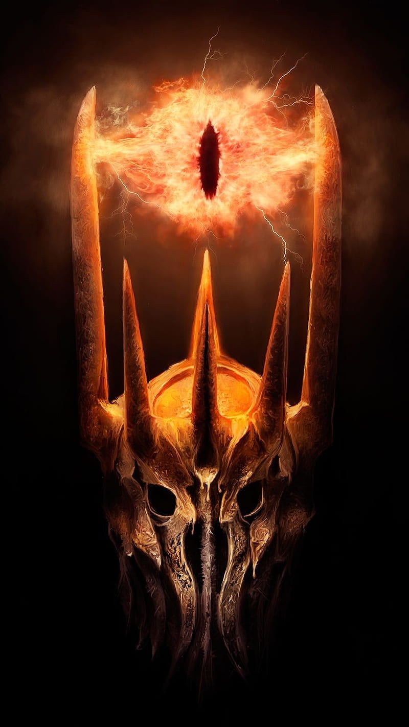 800x1422 Sauron, eye of sauron, lotr, tolkien, HD phone wallpaper