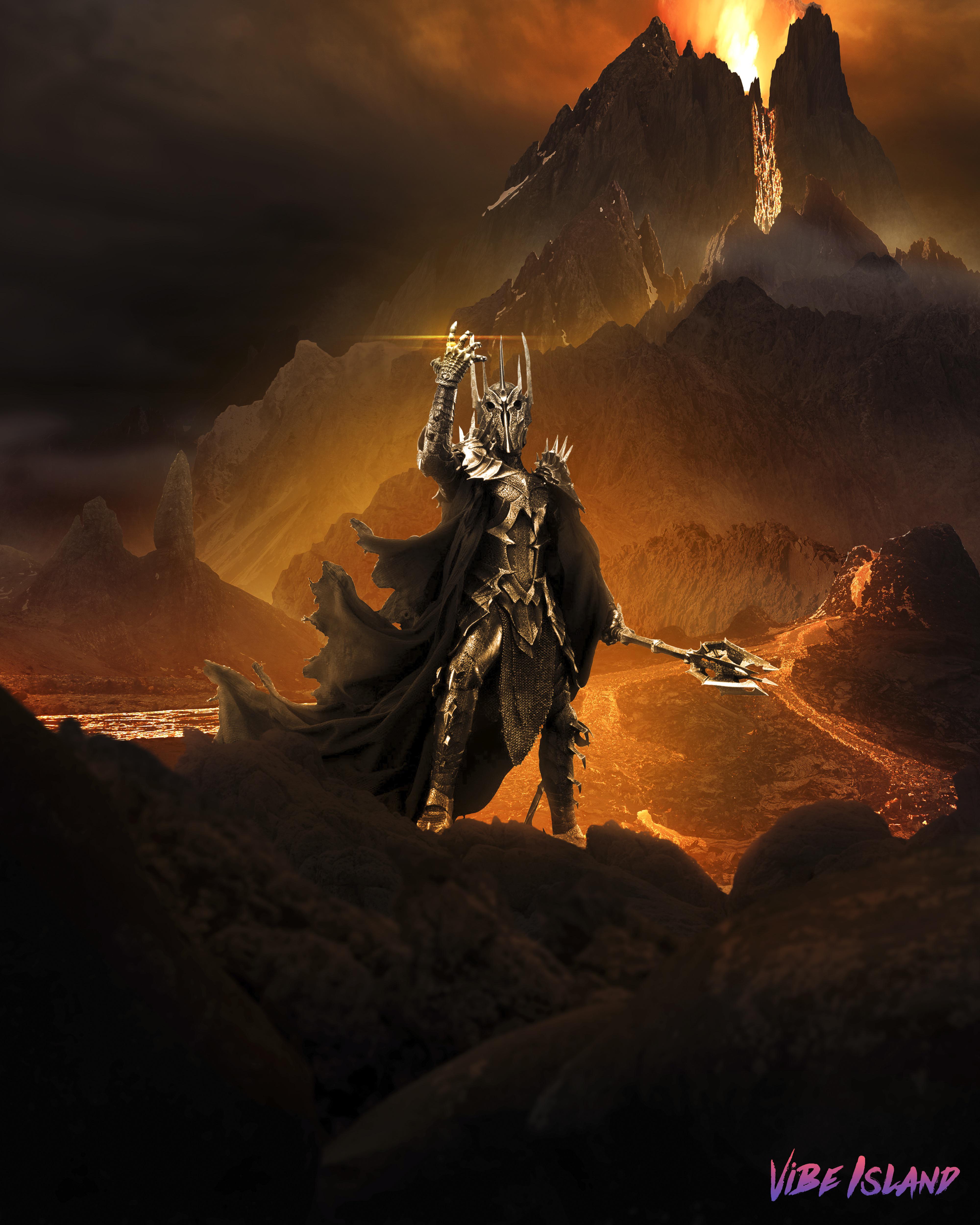 4000x5000 Sauron” I created a high quality image of Sauron after obtaining the ring, what an impact that would've made on the storyline