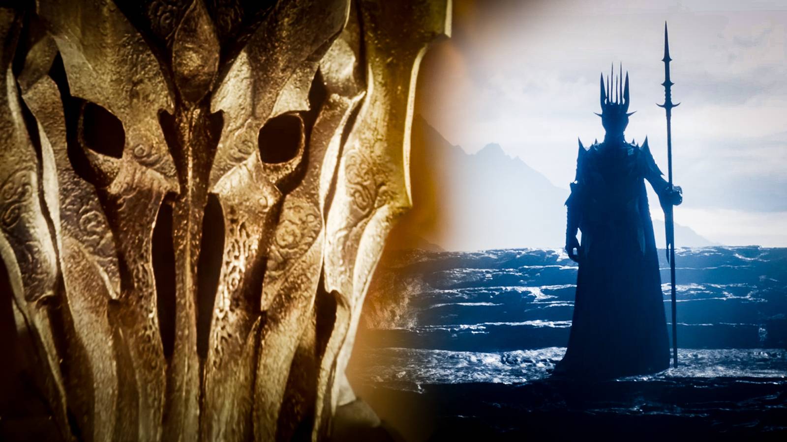 1600x900 How Sauron Looks In The Rings Of Power Compared To Lord Of The Rings