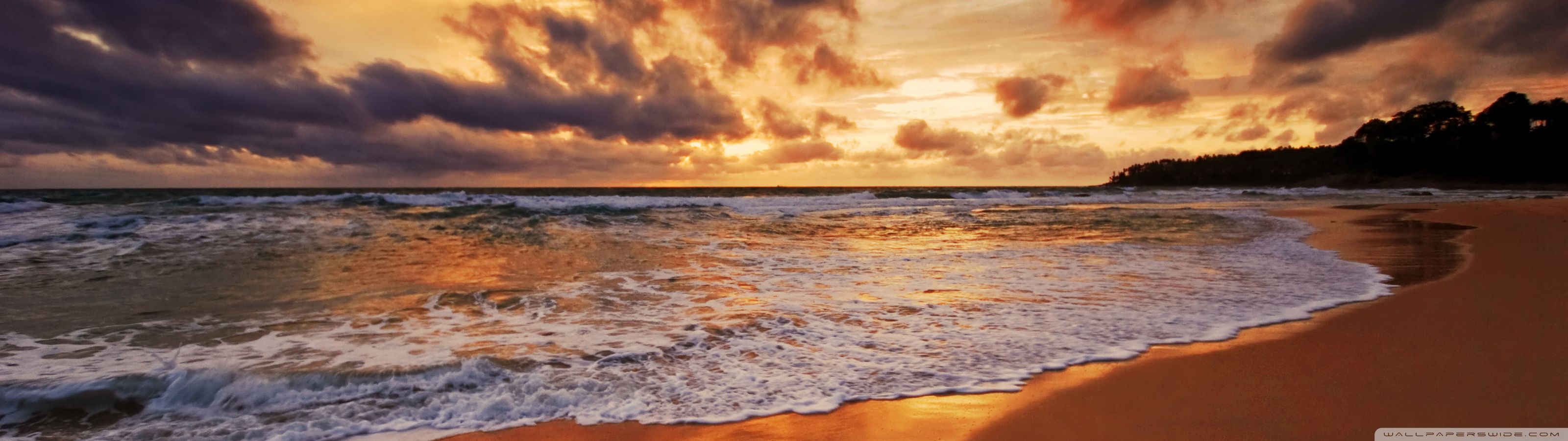 3200x900 Triple Monitor Summer Wallpaper