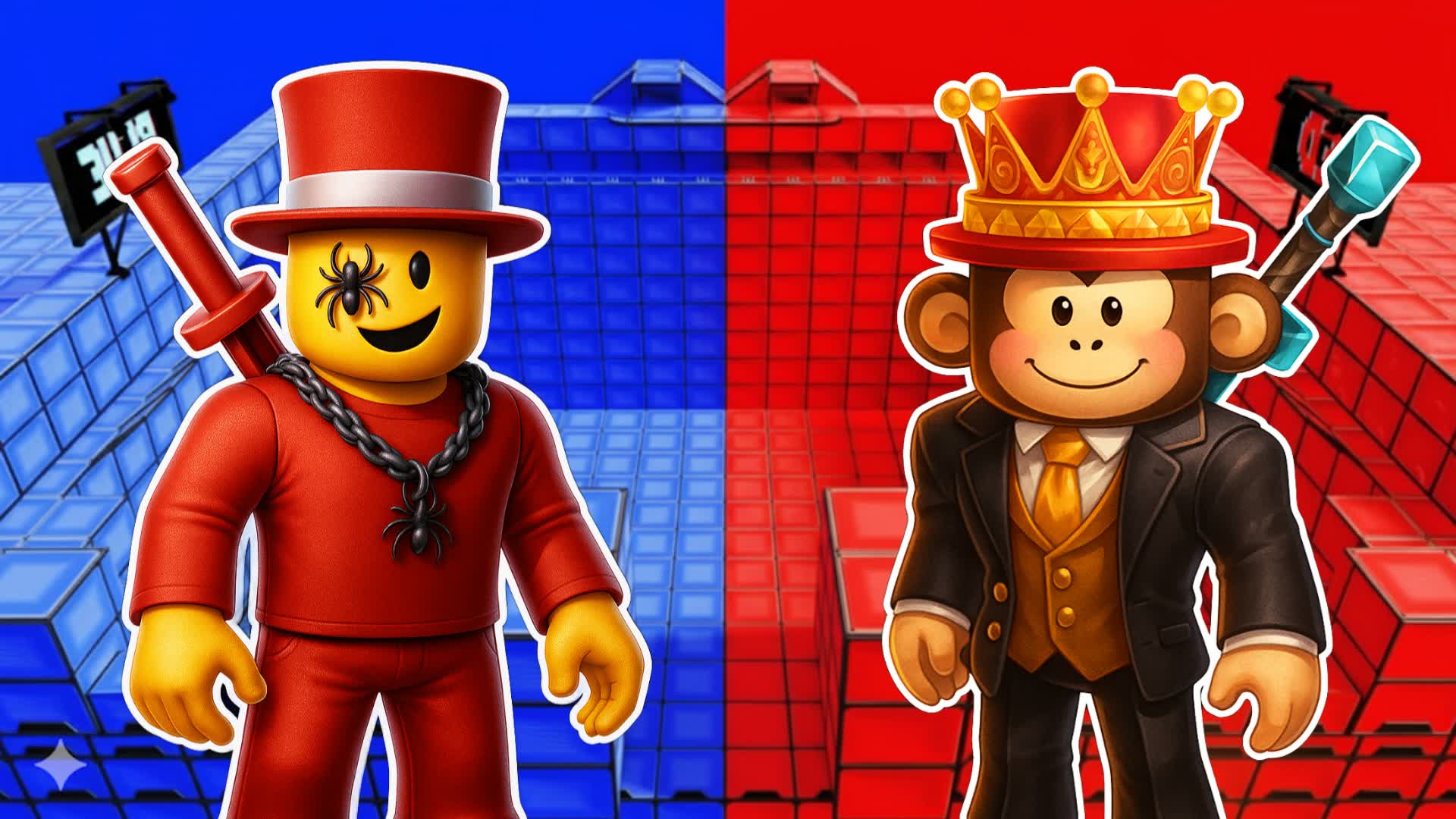 1920x1080 CANDY RED VS BLUE