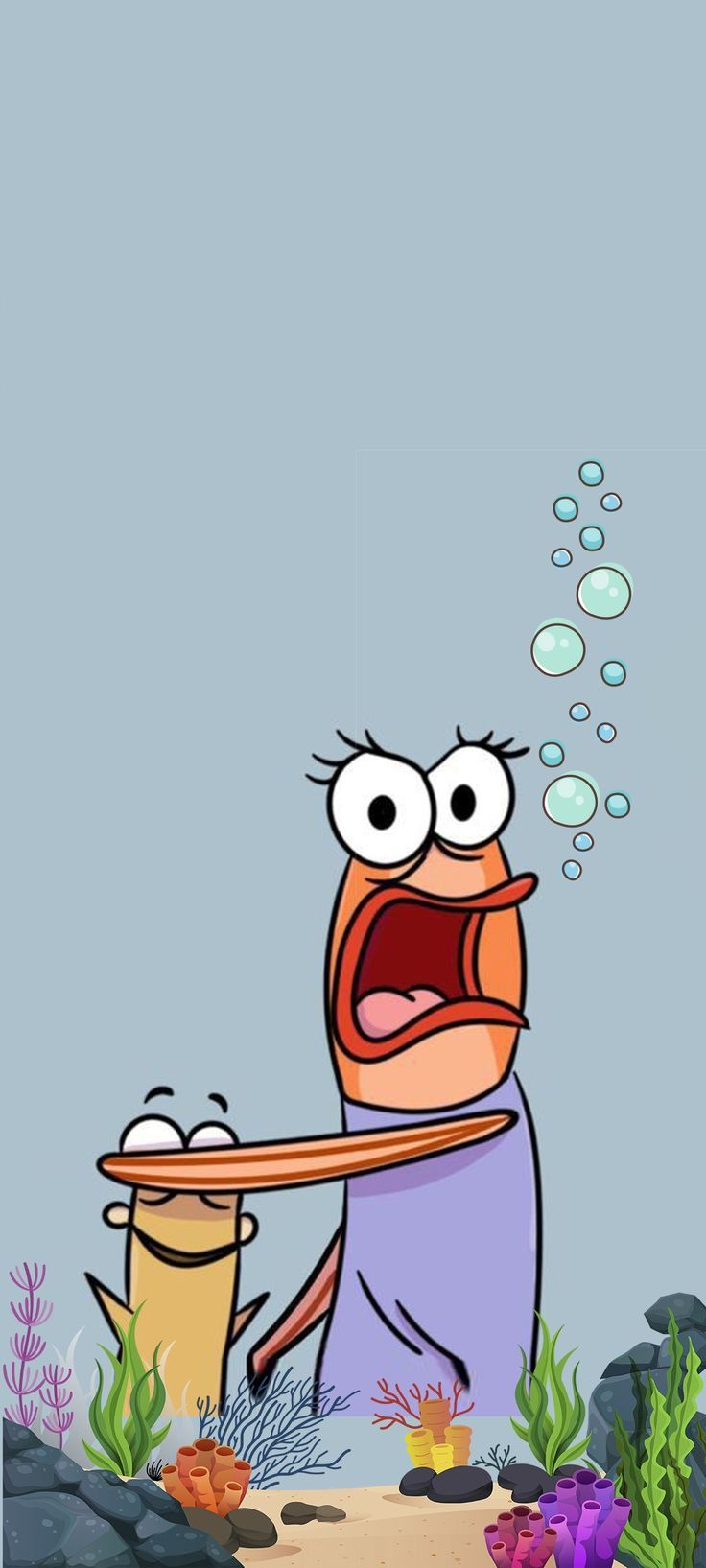 736x1635 Wallpaper background spongebob funny. Phone wallpaper spongebob, Funny illustration, Cute cartoon wallpaper