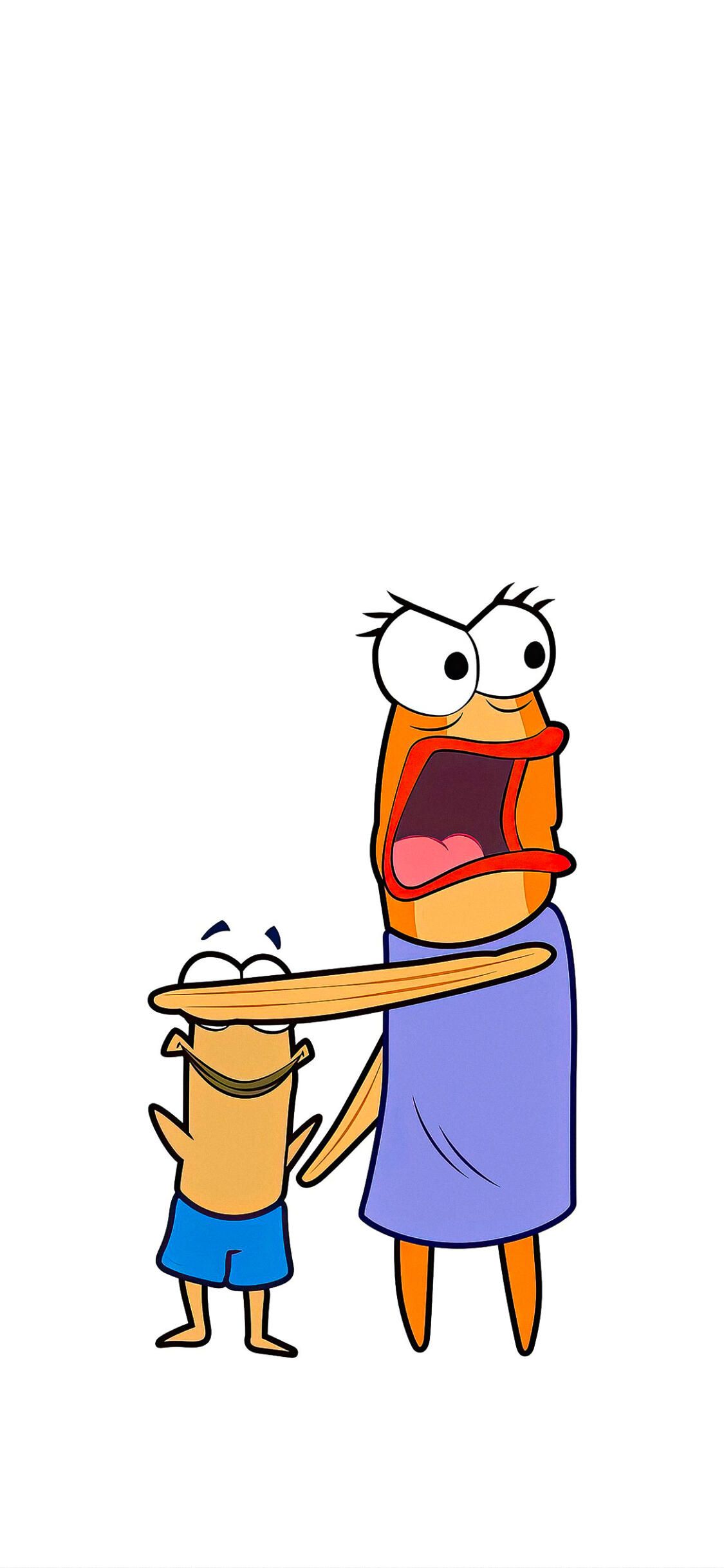 1125x2436 Spongebob Squarepants Wallpaper for iPhone