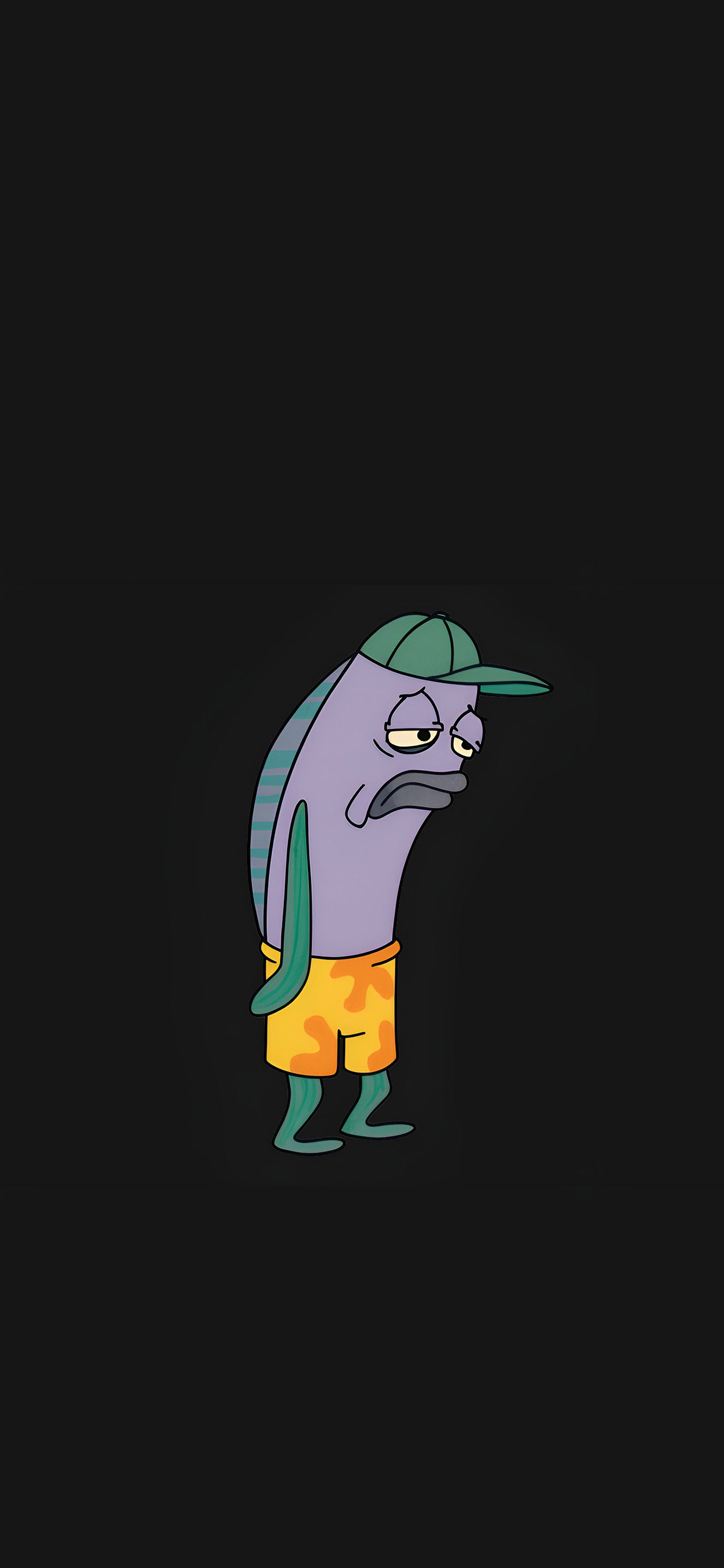 1326x2868 SpongeBob Funny Fish & Toilet Matching Wallpaper iPhone HD
