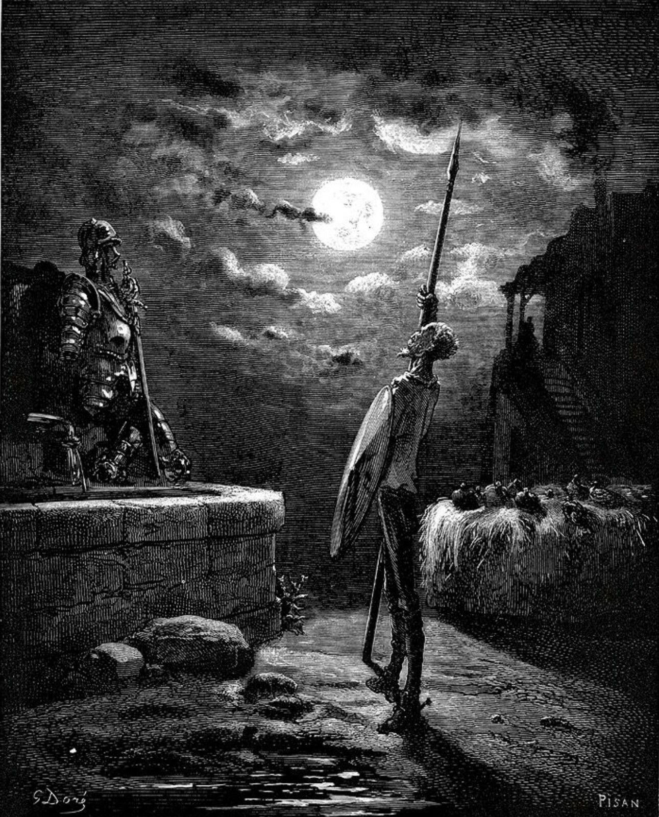 1291x1600 Print or Canvas Quixote