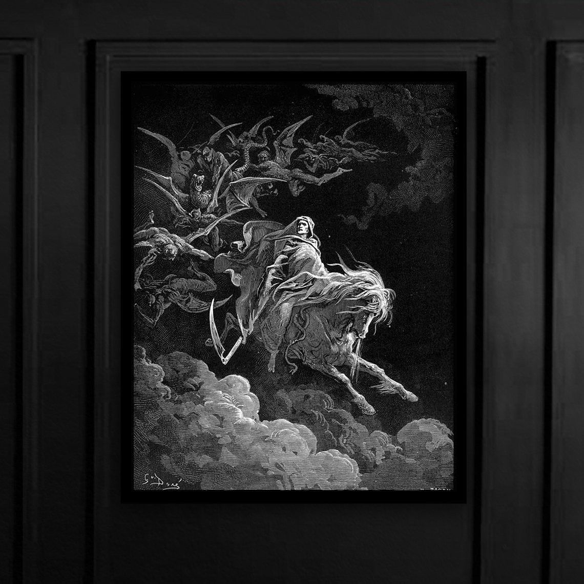 1140x1140 Death on the Pale Horse Gustave Doré Art Poster Print