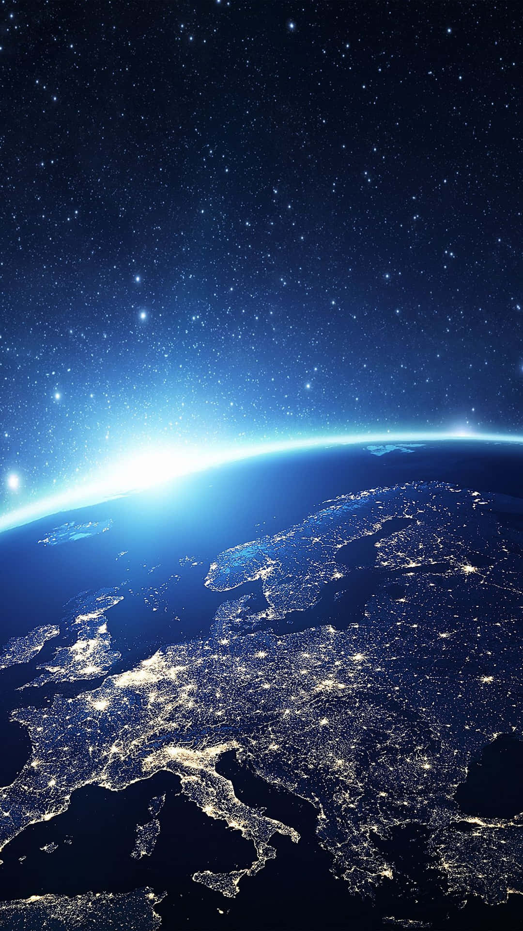 1080x1920 Download Spectacular view of Earth from the iPhone Wallpaper