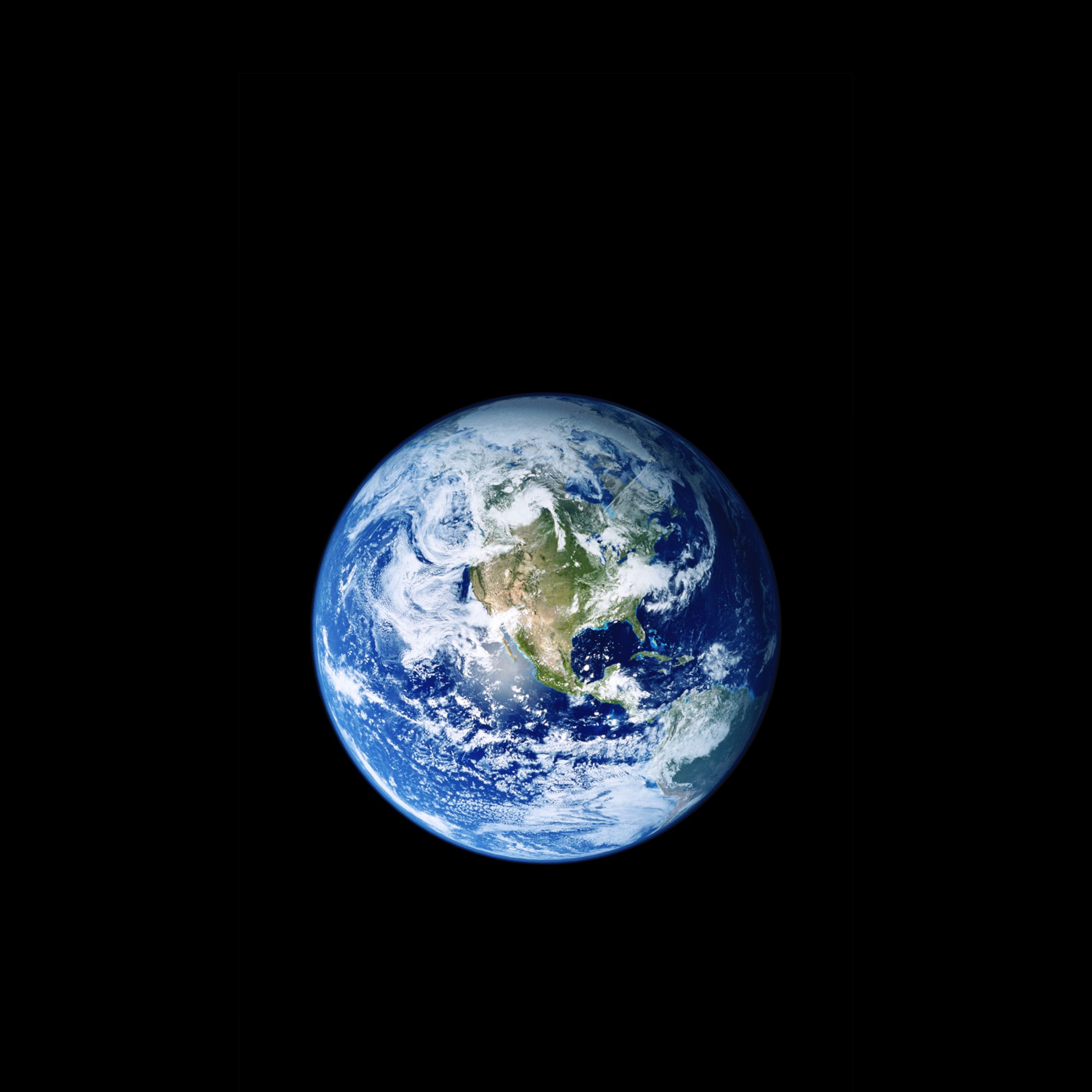 2832x2832 Earth. iOS 1 Stock Wallpaper [UPDATED]