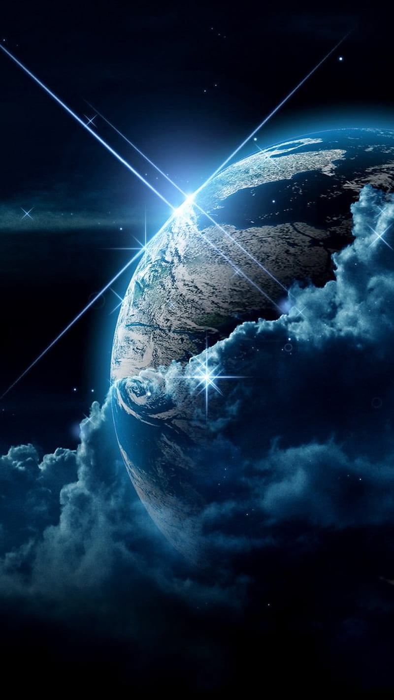 800x1422 Earth Cloud, galaxy, space, HD phone wallpaper