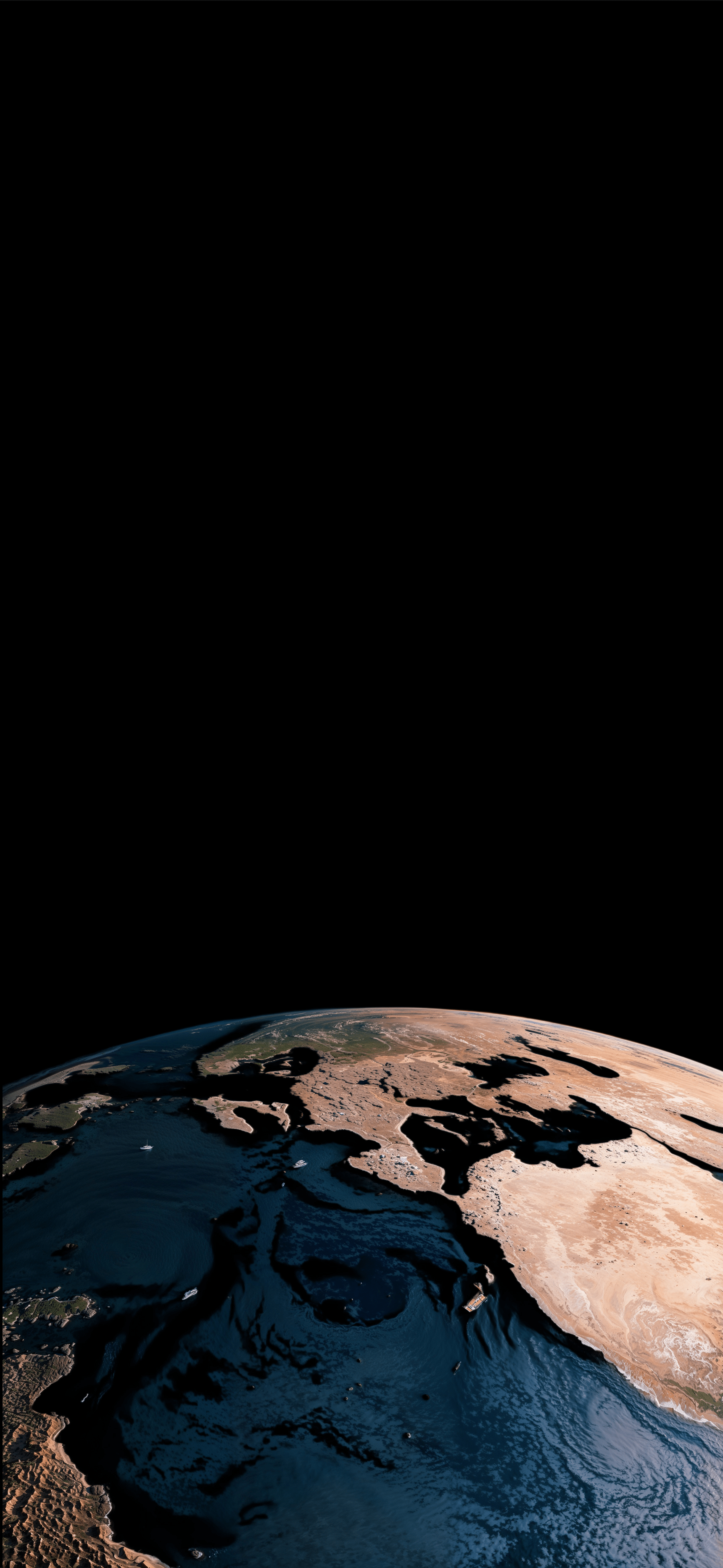 1720x3728 Cosmic Views” iPhone wallpaper showcase planetary fantasy