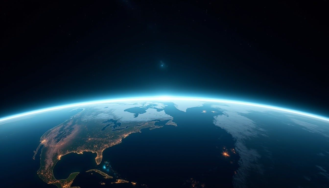 1344x768 Free Earth From Space Image, Space, Orbit