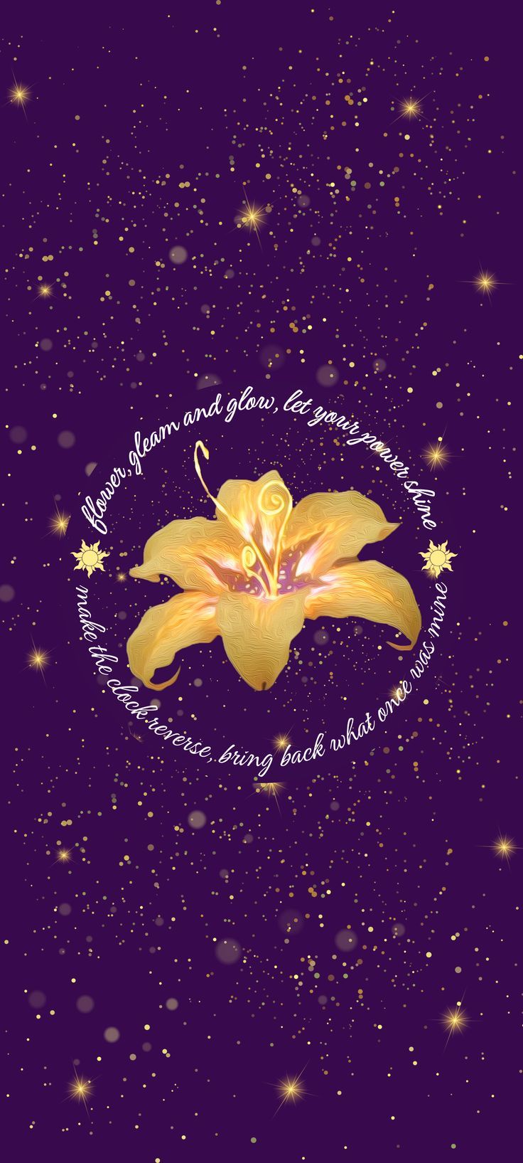 736x1635 Tangled Sundrop Flower Song Wallpaper