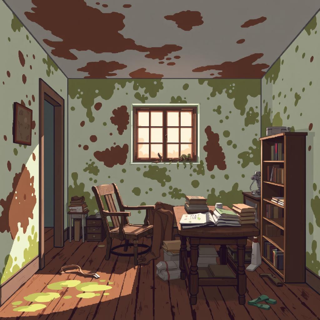 1024x1024 Pixel Art: Mildew Room