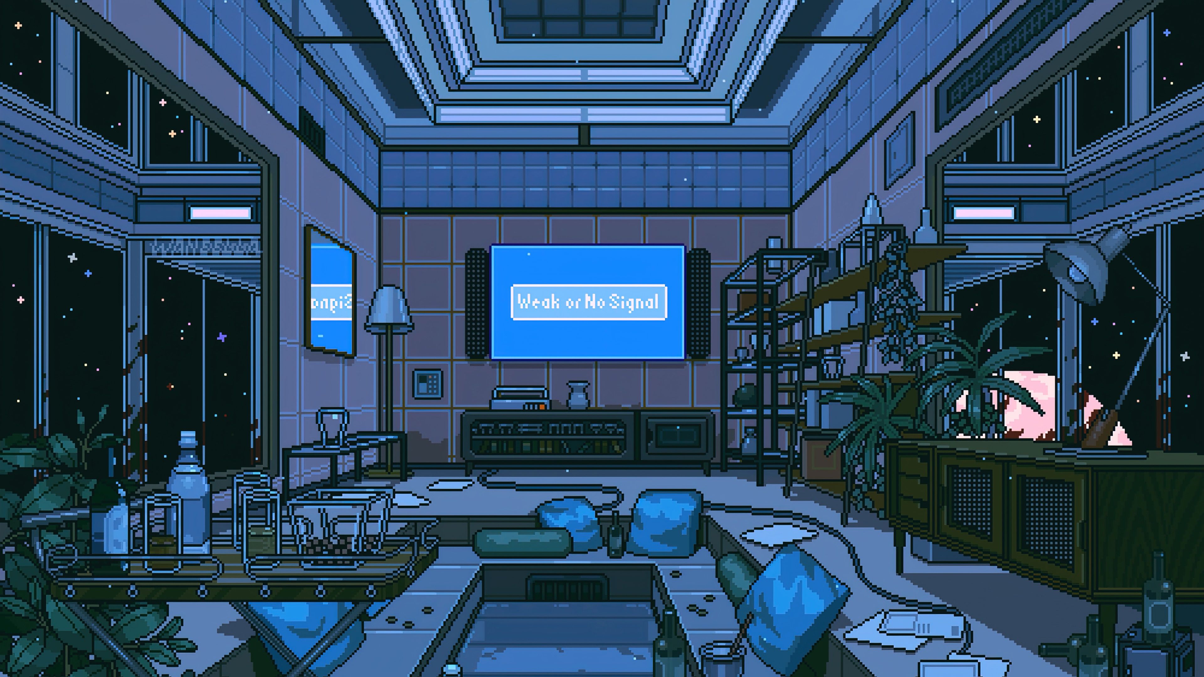 3840x2160 4k Pixel Art Desktop Wallpaper