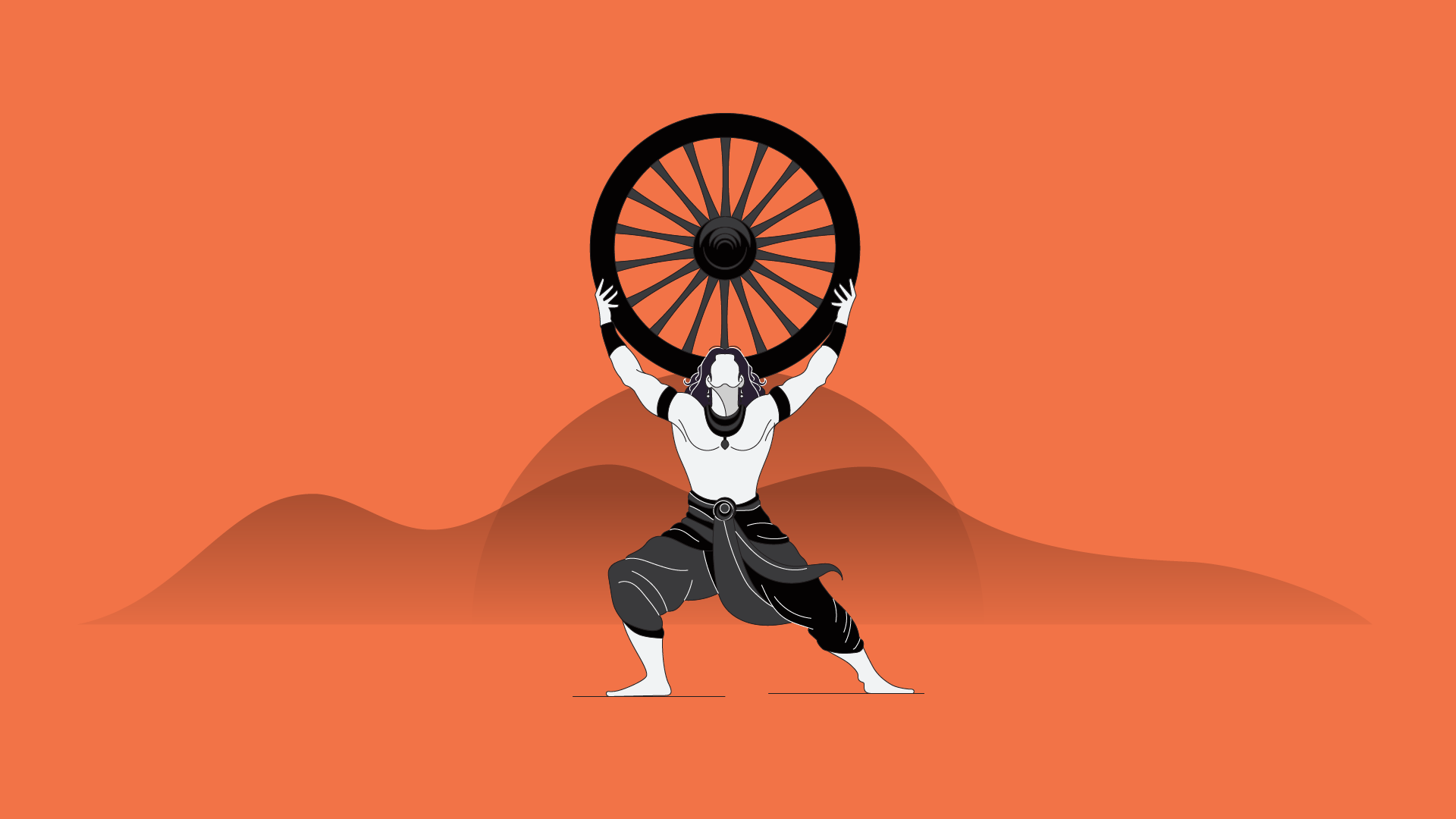 1920x1080 The Valiant Hero by Mani on Dribbble