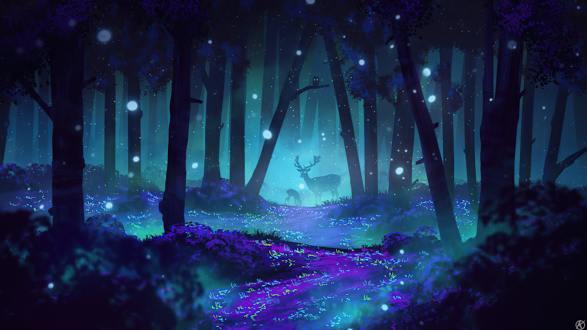 1920x1080 Fantasy Deer HD Wallpaper, HD Artist 4K Wallpaper, Image and Background